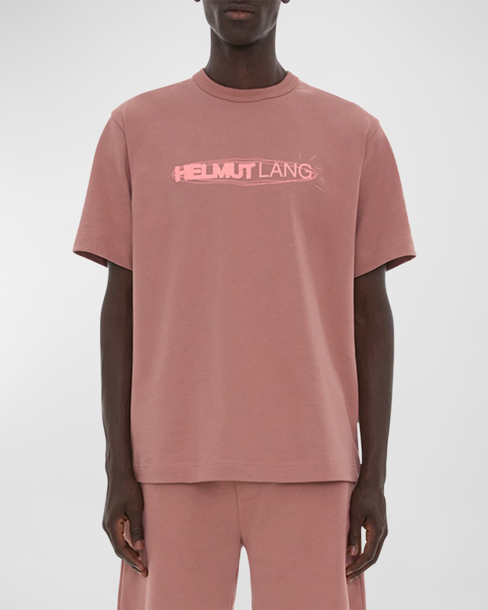 Helmut Lang Men s Outer Space Logo T Shirt Neiman Marcus