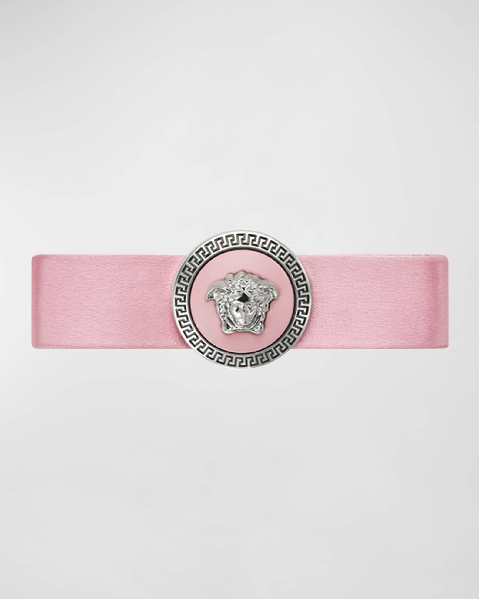 Versace Pink Logo Belt