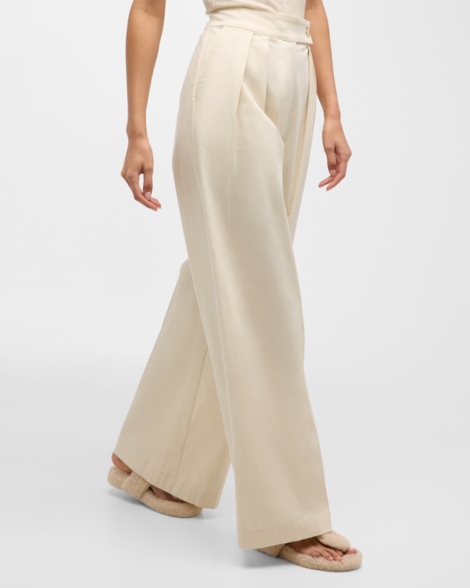 Sablyn Brooklyn Tailored Twill Pants | Neiman Marcus
