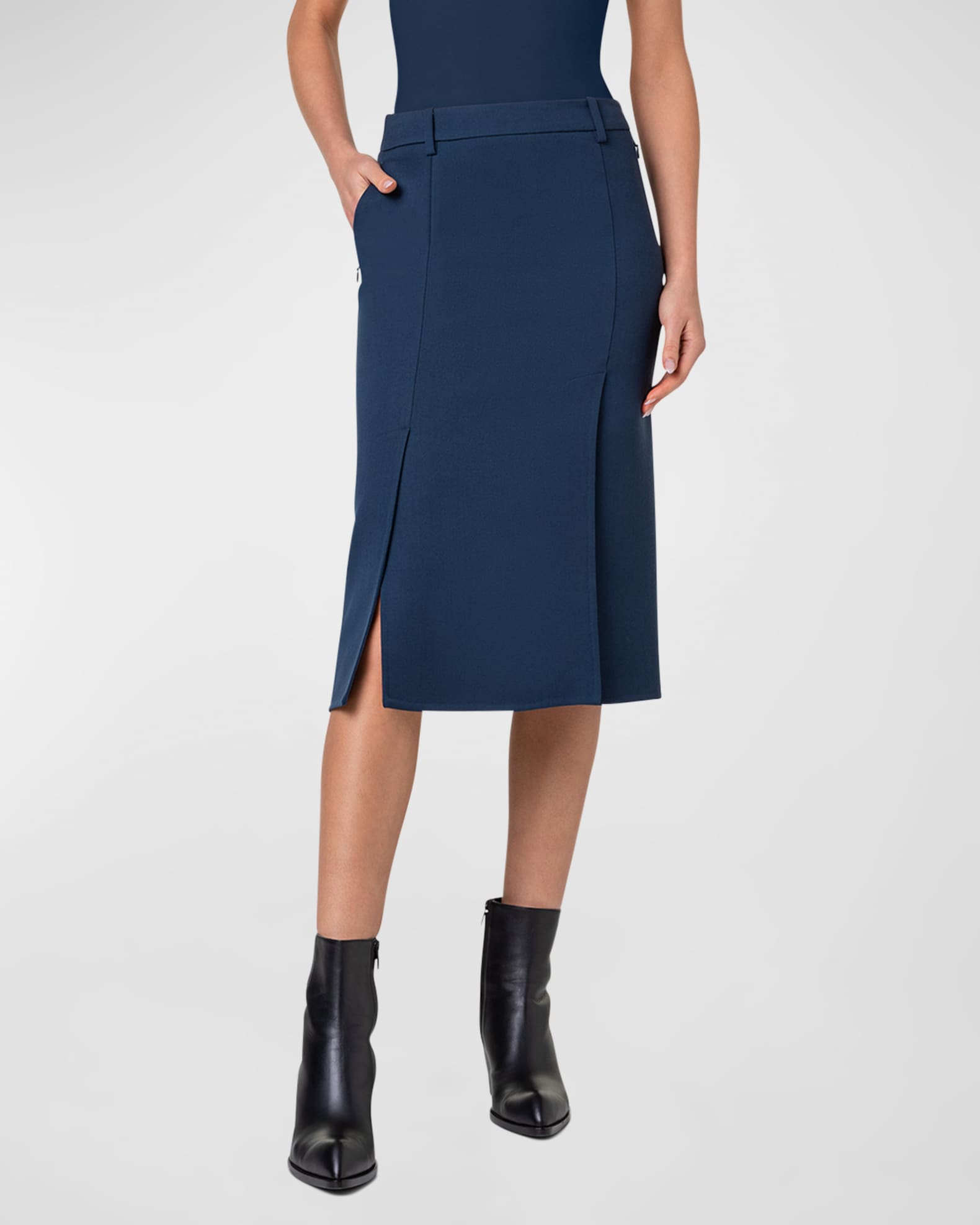 Double face knit skirt Skirts