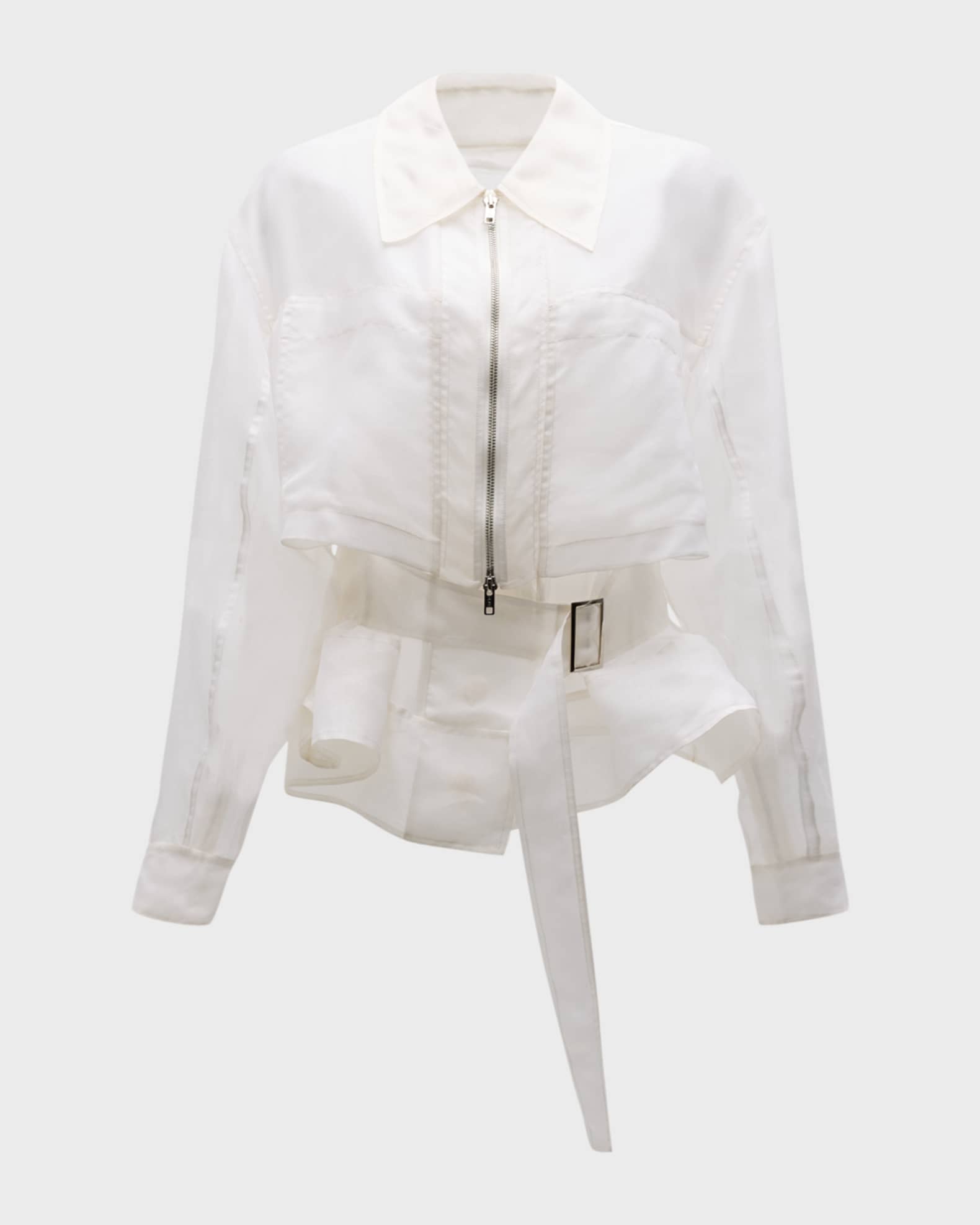 3.1 Phillip Lim Double Layered Organza Jacket | Neiman Marcus