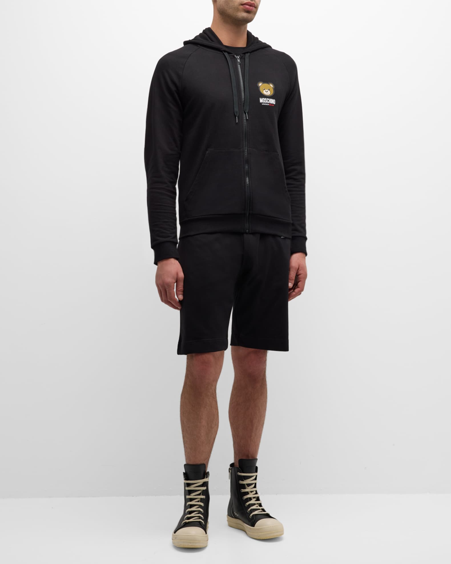 Men's Bear Logo Sweat Shorts 1