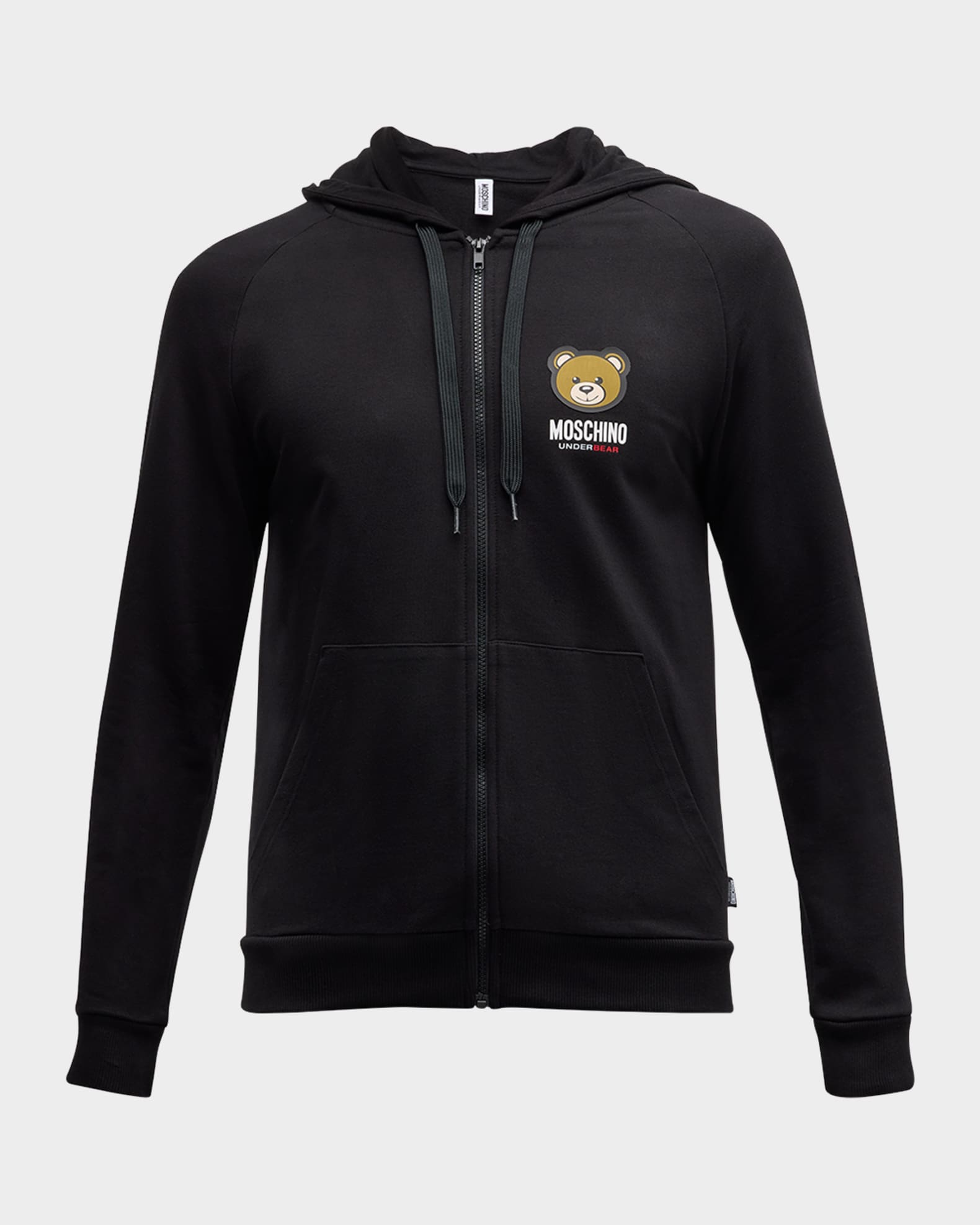 Men's Bear Logo Zip Hoodie 0