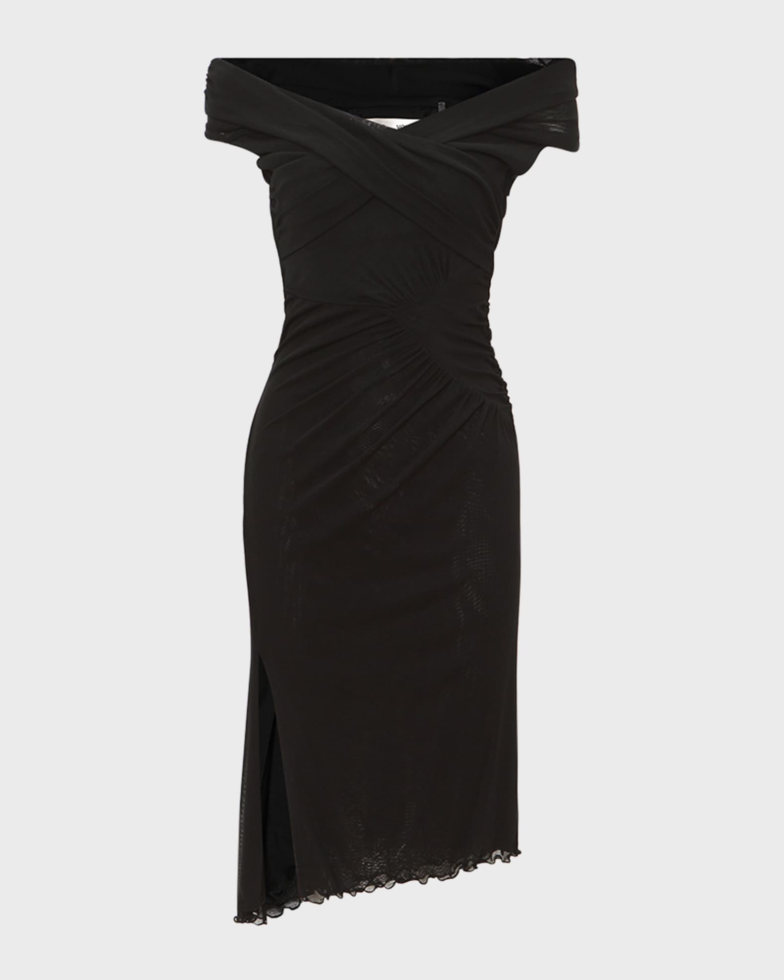 Neiman marcus off the shoulder dress cheap