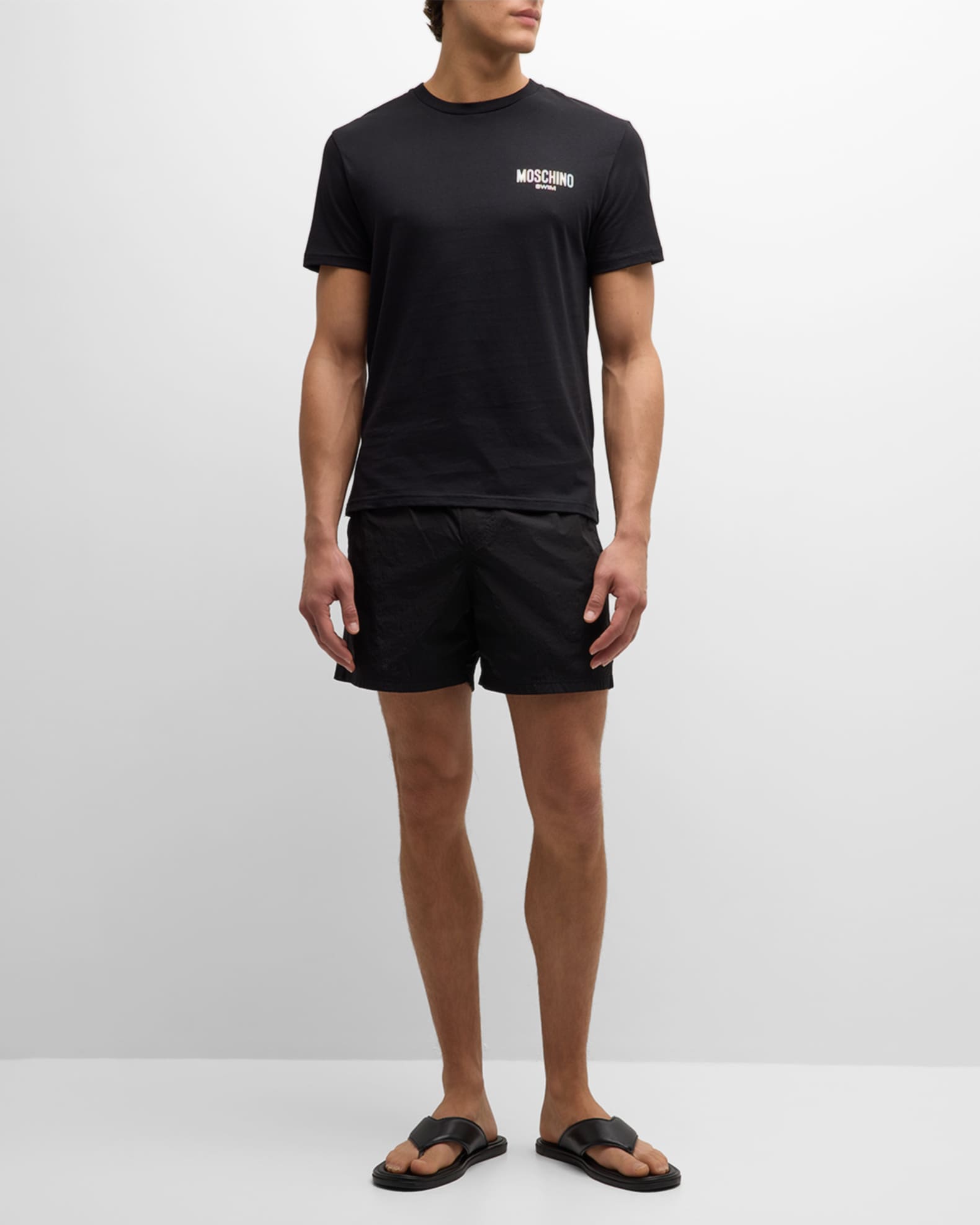 Men's Rainbow Swim Logo T-Shirt 1