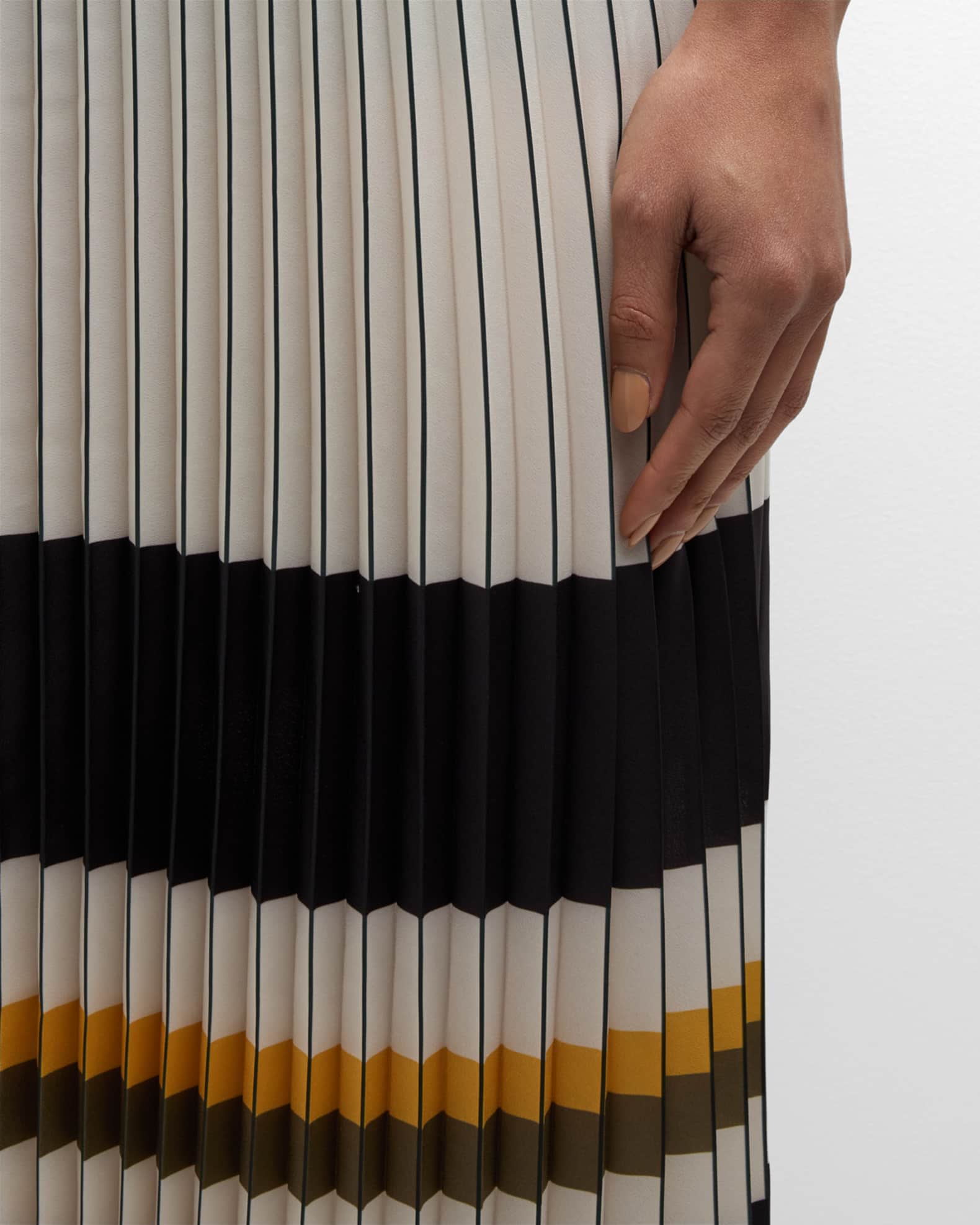 Le Superbe Flori Culture Pleated Skirt main image 0