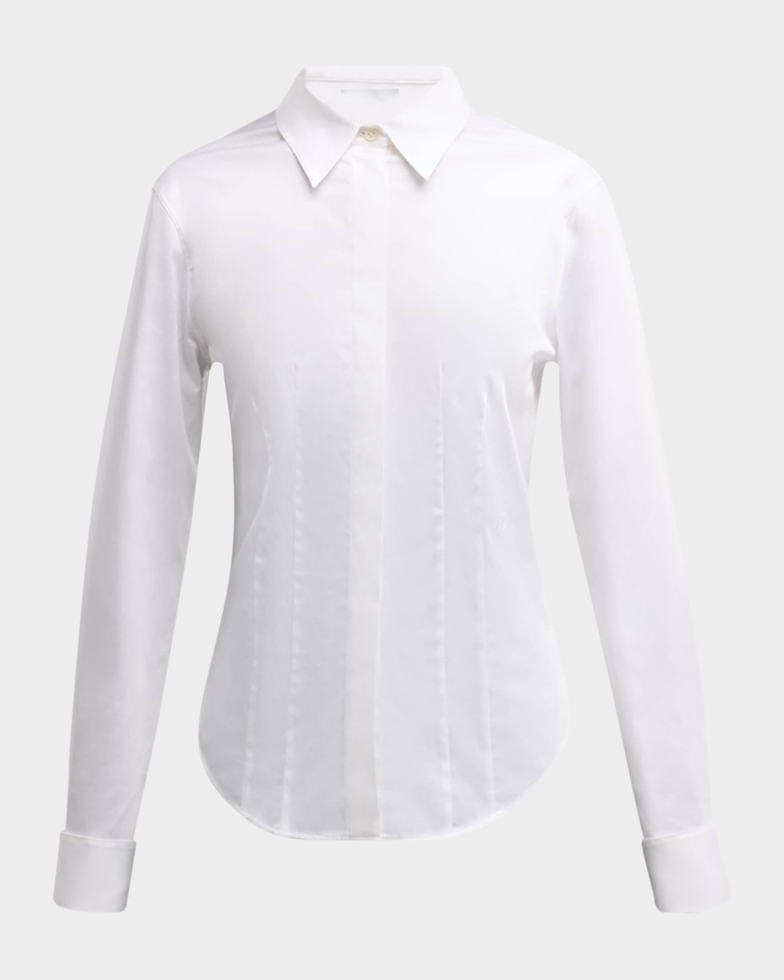 Fitted Button-Front Shirt 0
