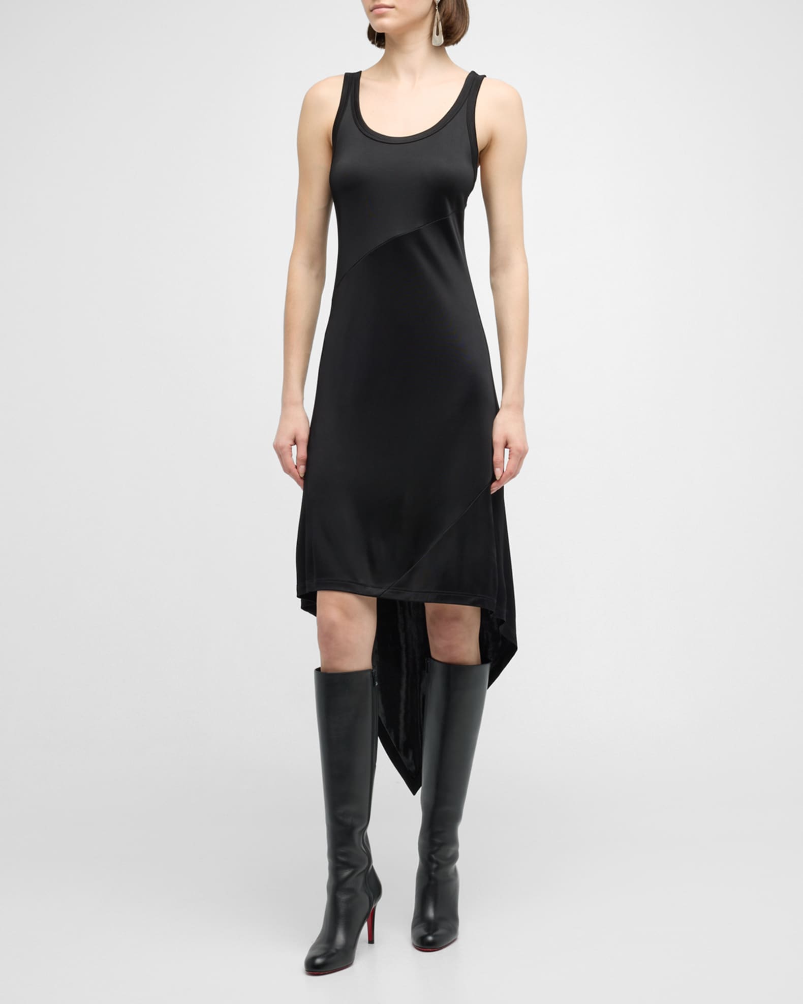Helmut Lang Fluid High Low Tank Dress Neiman Marcus