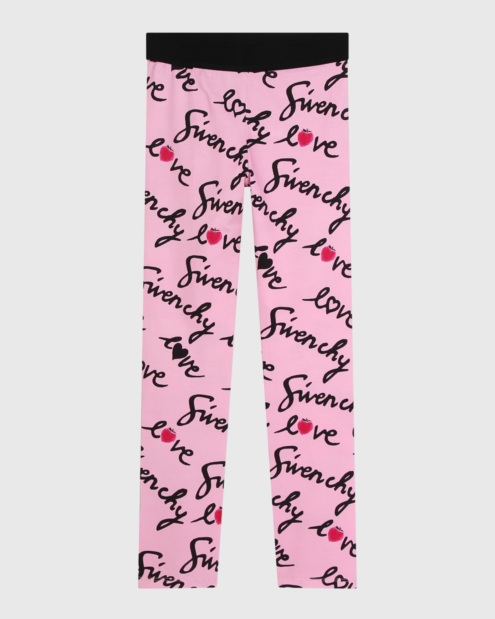 Girl's Givenchy Love Printed Leggings