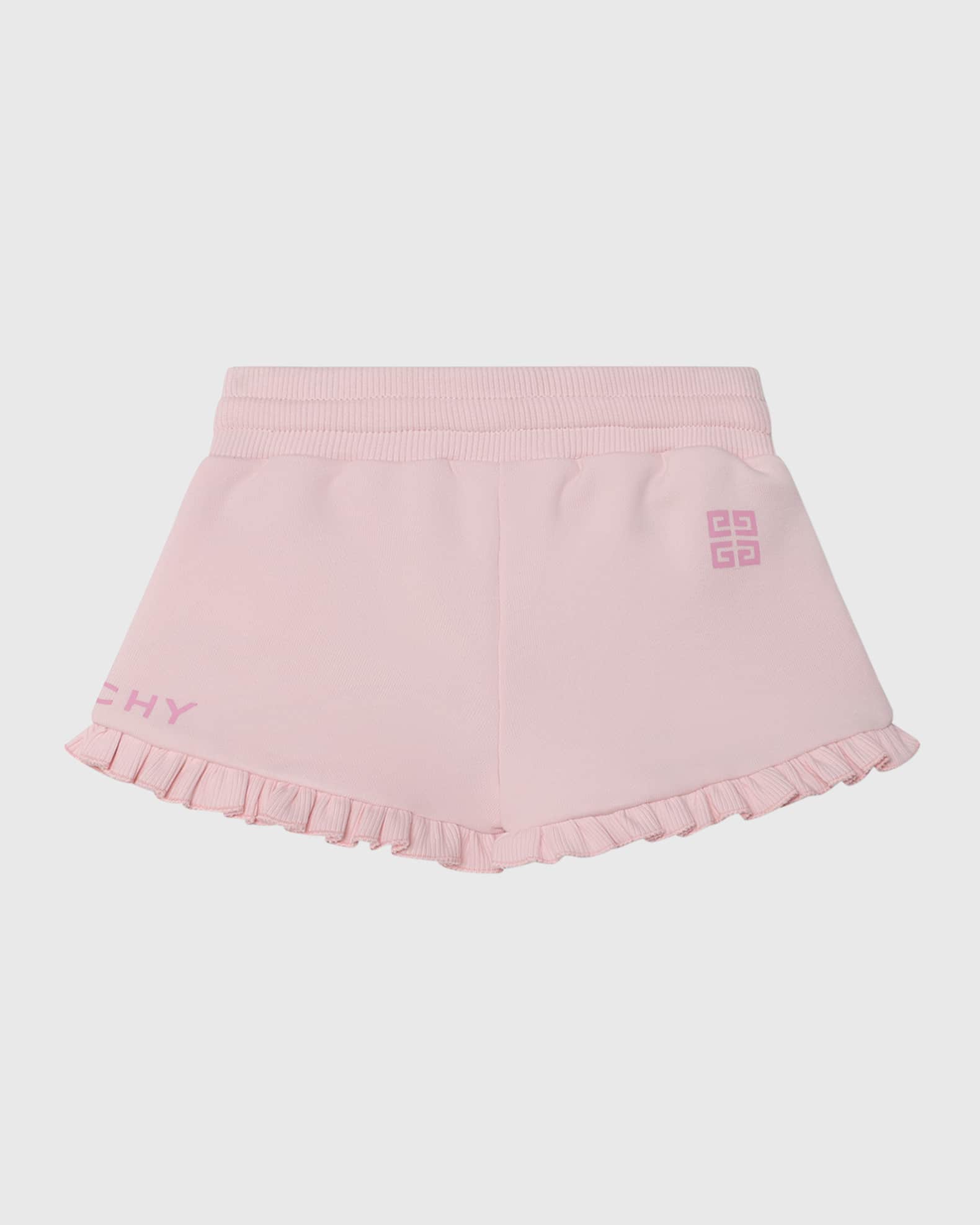 Girl's 4G Logo-Print Flounce Shorts, Size 12M-3 1