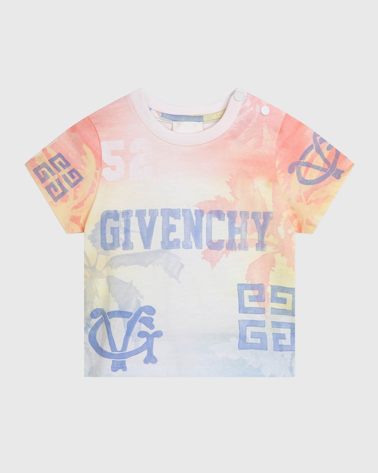 Givenchy Boy's 4G Multicolor Logo-Print Short-Sleeve T-Shirt, Size 12M-3