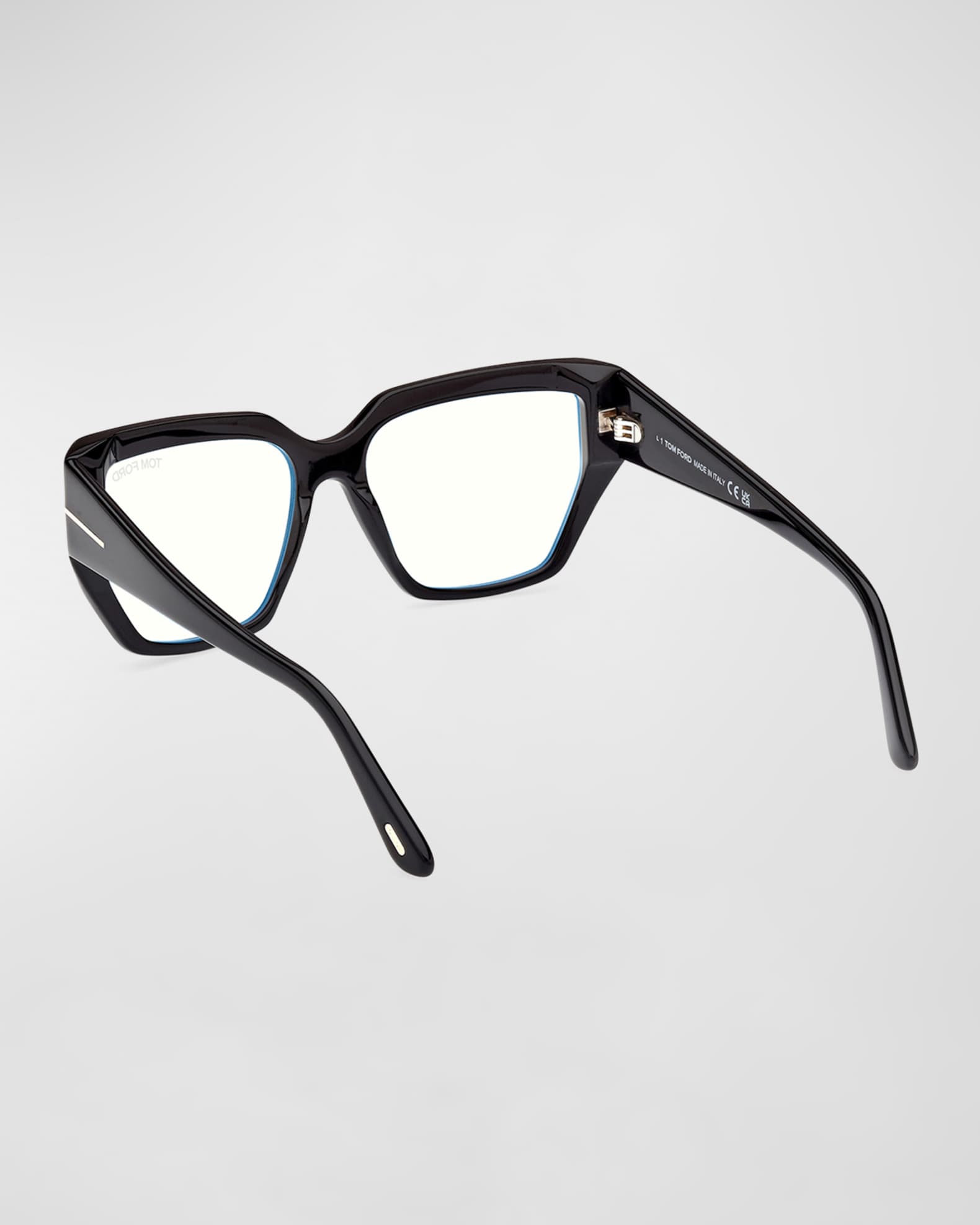TOM FORD Blue Light Blocking Acetate Square Glasses Neiman Marcus
