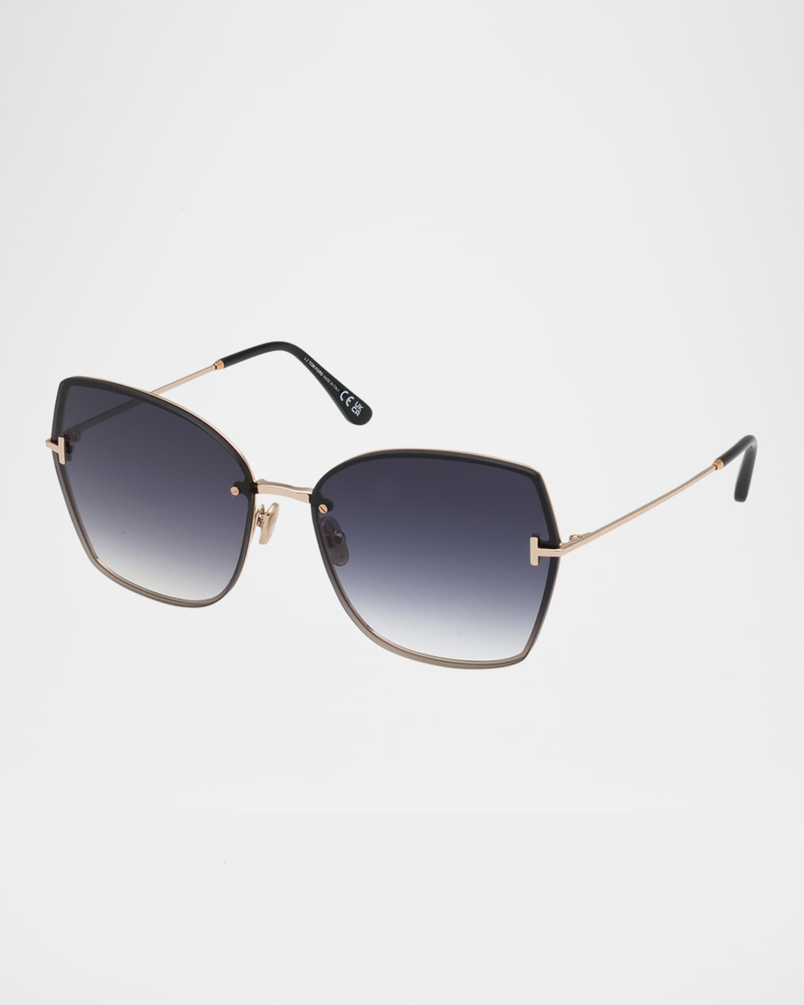Nickie Metal Butterfly Sunglasses  1