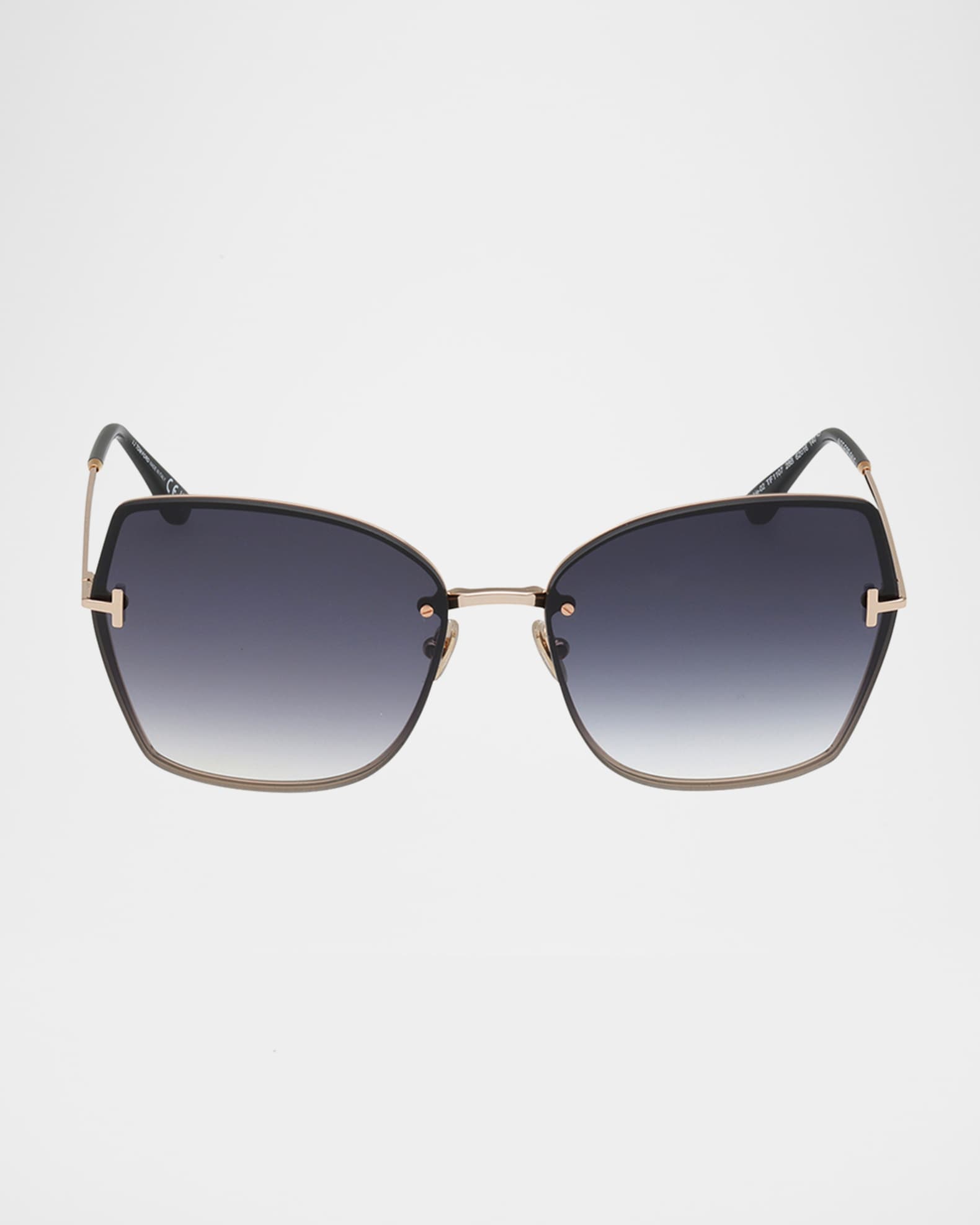 Nickie Metal Butterfly Sunglasses  0