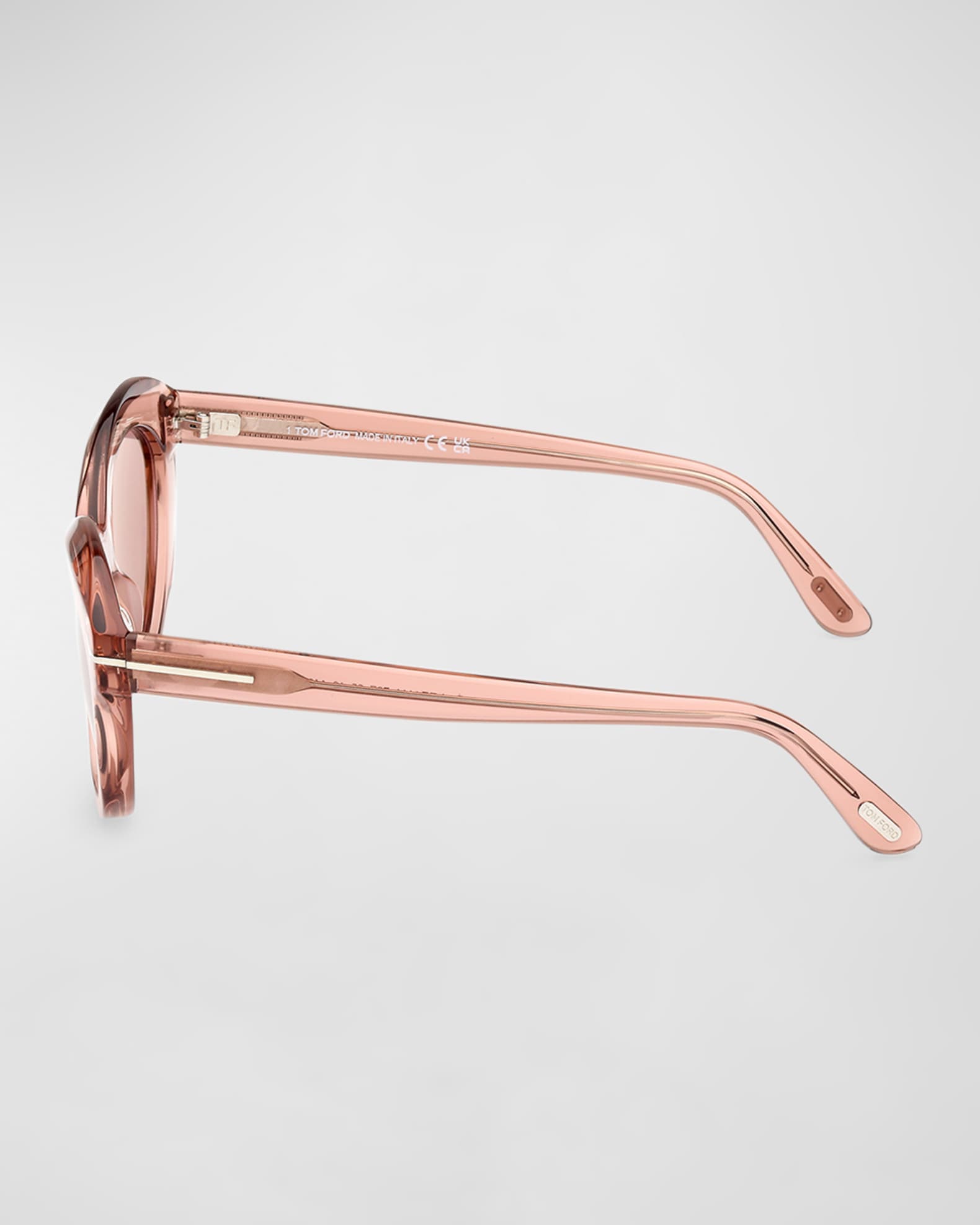 TOM FORD Toni Acetate Oval Sunglasses | Neiman Marcus