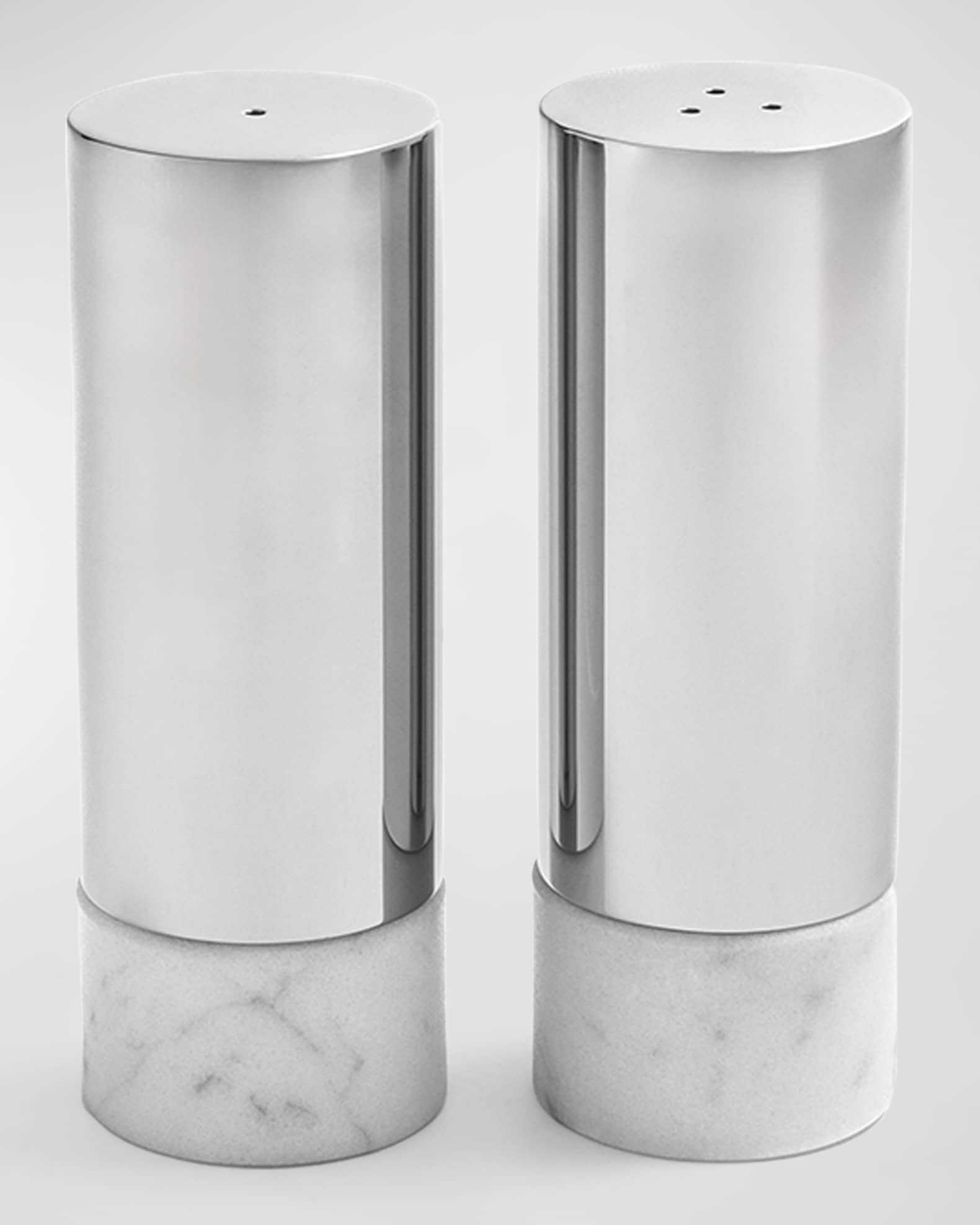 Dual Marble Salt & Pepper Shakers  0