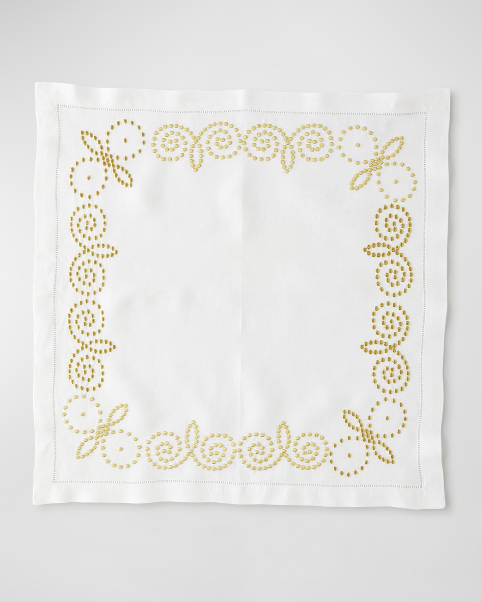 Deborah Rhodes Henna Embroidered Napkins