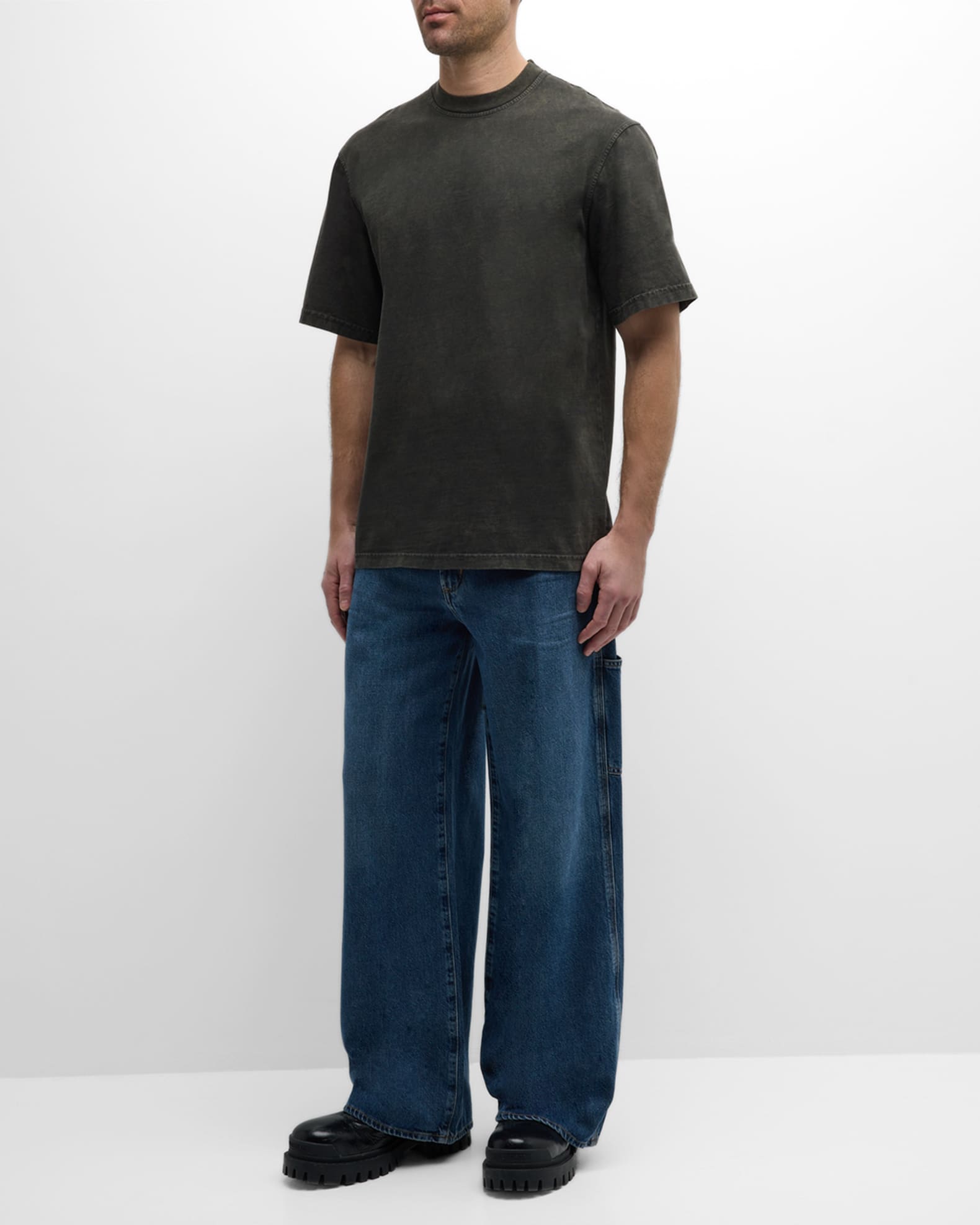 Men's Asha Mock-Neck T-Shirt 1