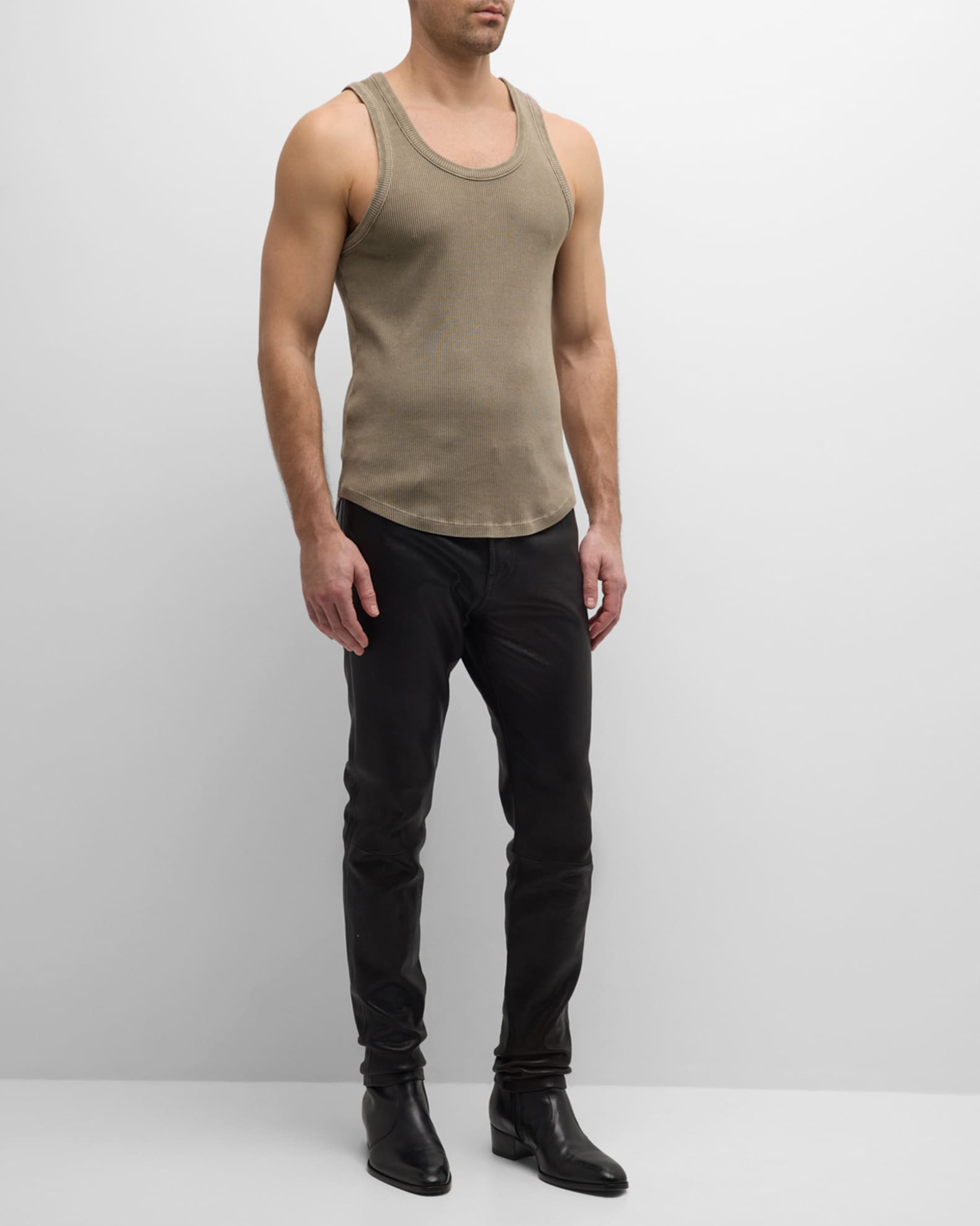 Men's Morris Ribbed Tank Top 1