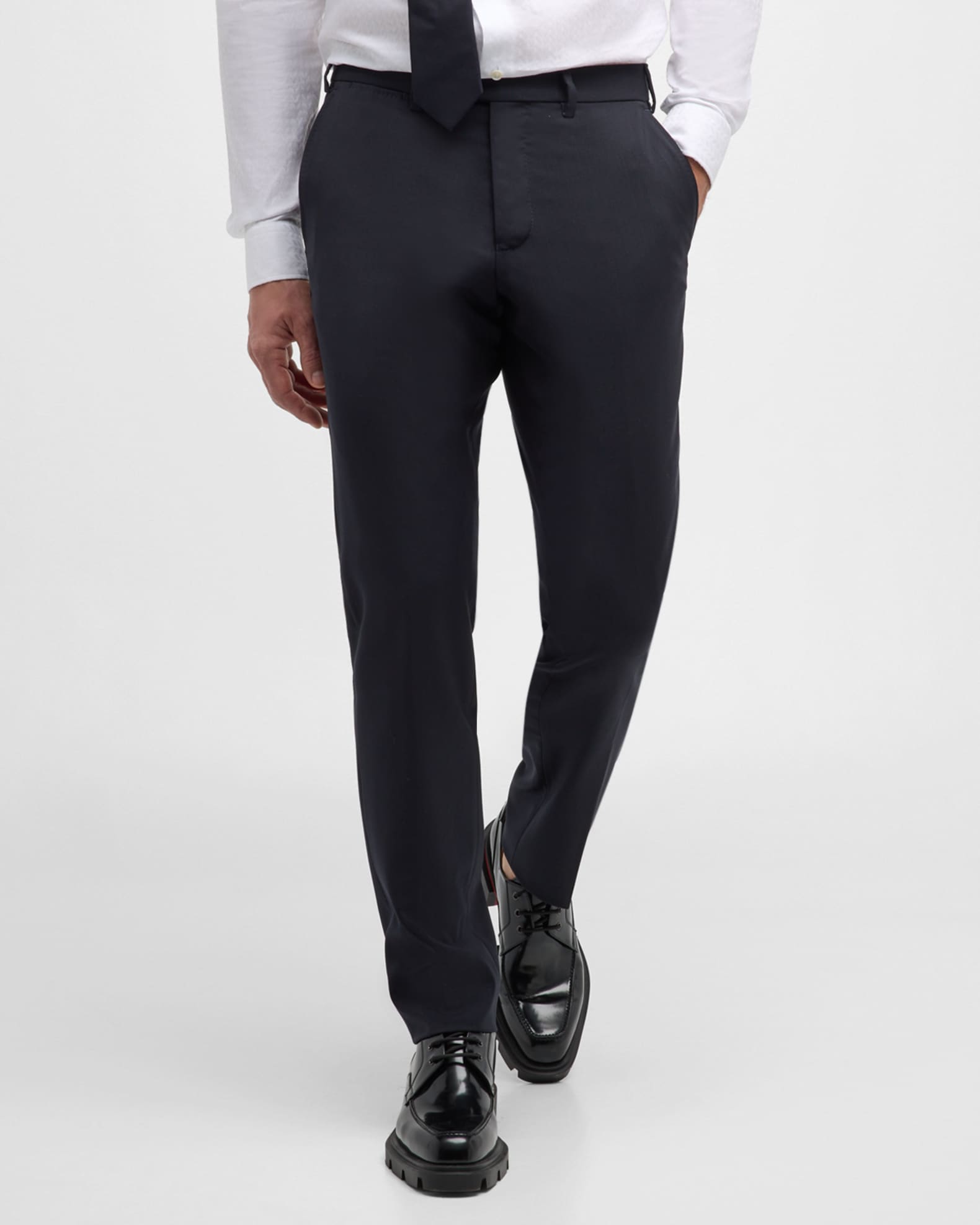 衝撃特価 Front Flat G-Line Men's Armani Emporio Trousers Marcus Neiman | パンツ