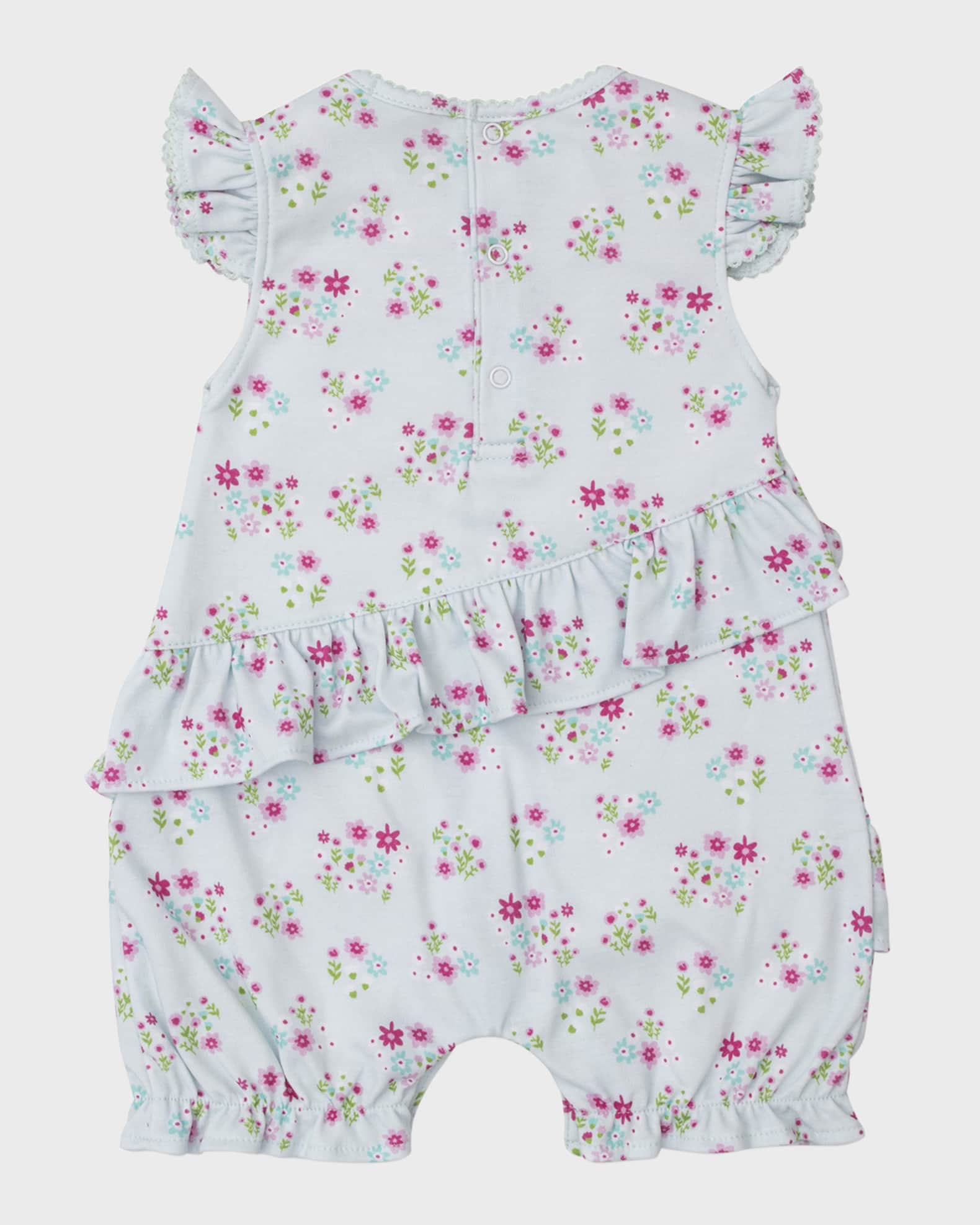 Kissy Kissy Girl's Bunny Blossoms Playsuit and Headband Set, Size 3M