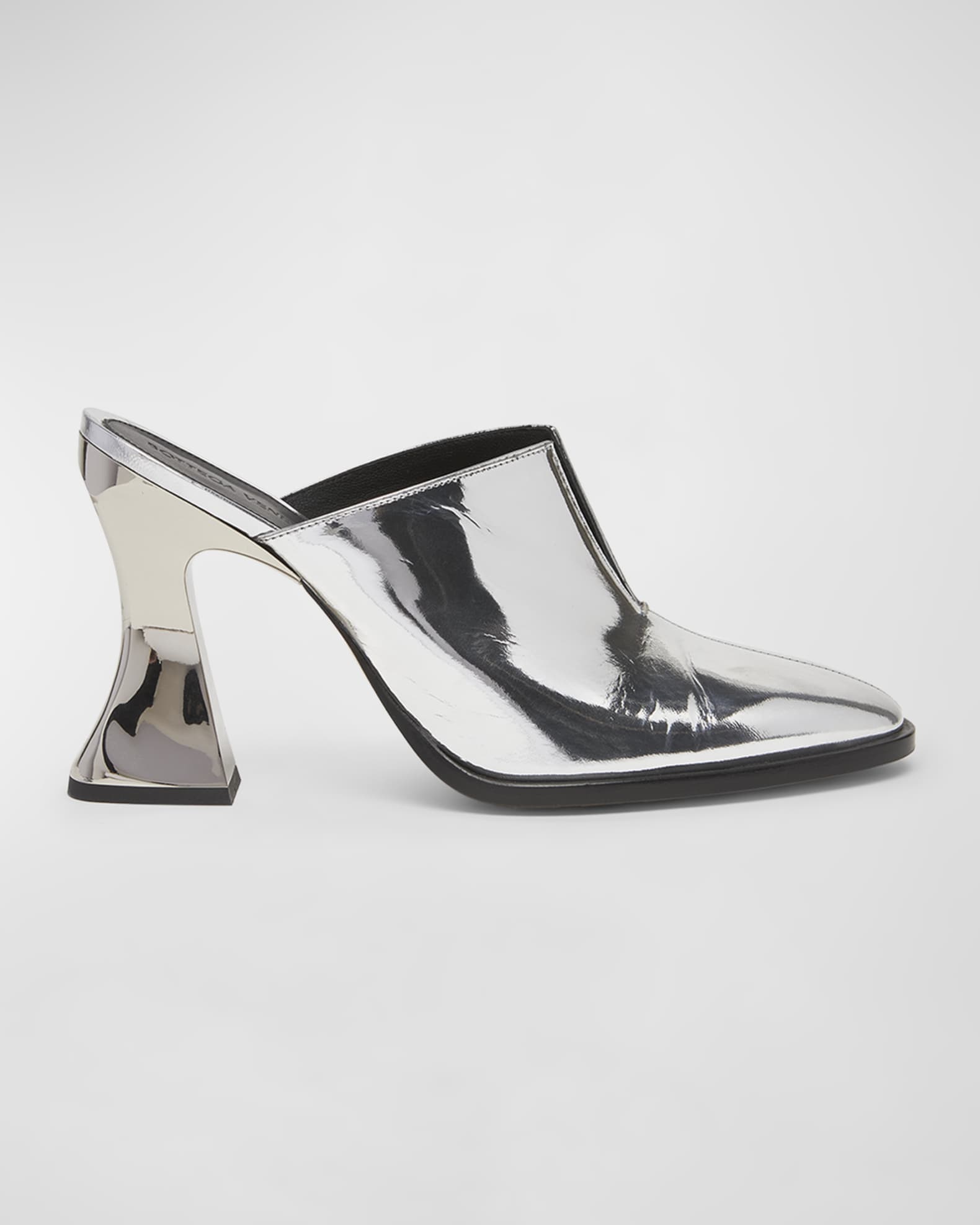 Cha Cha Metallic Leather Mules 0