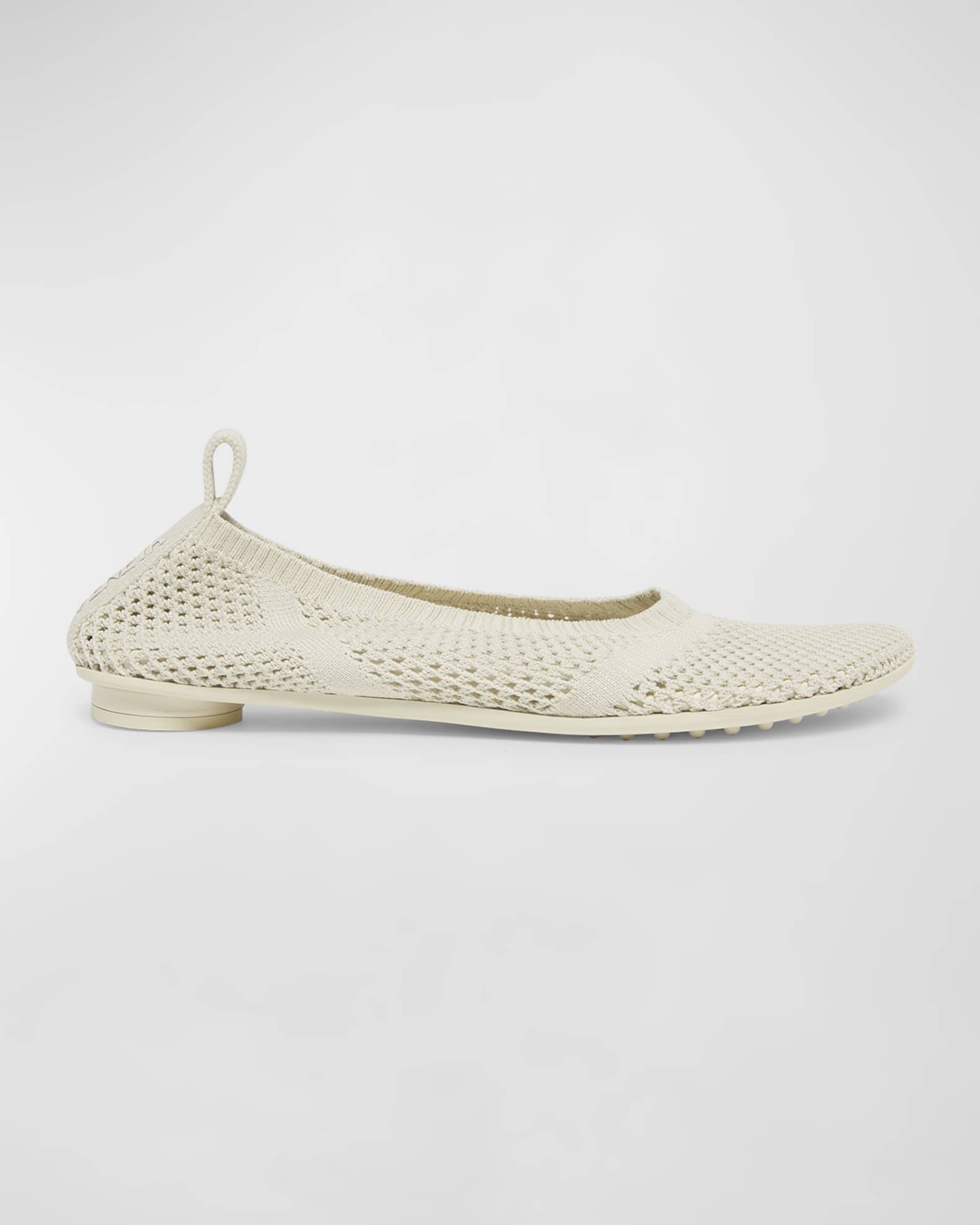 Bottega Veneta Atomic Knit Ballerina Flats | Neiman Marcus