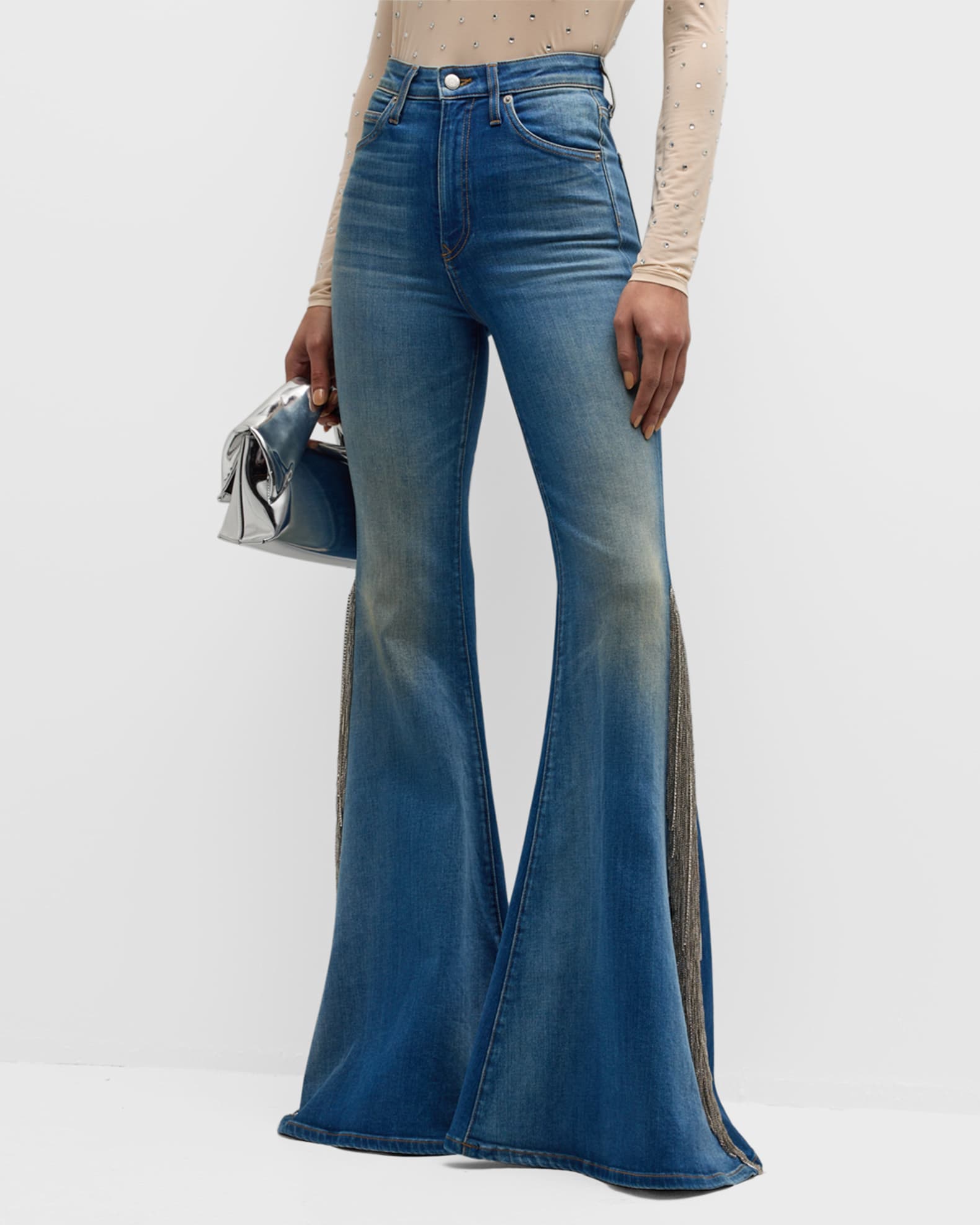 Super bell bottom jeans on sale