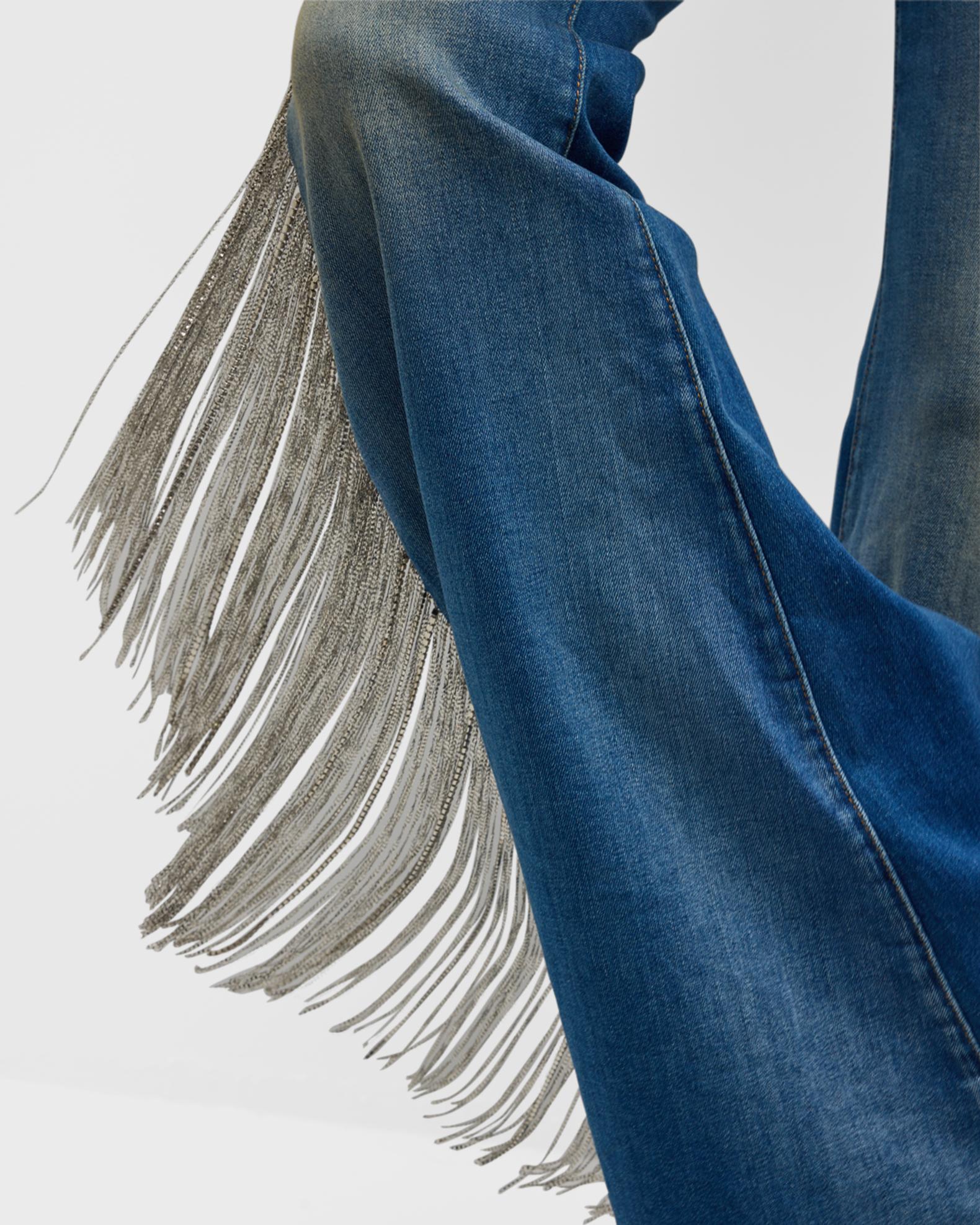 Jeans Coût De La Liberté - Bleu Délavé Neuf Avec étiquettes - Taille 34 - Coupe Droite