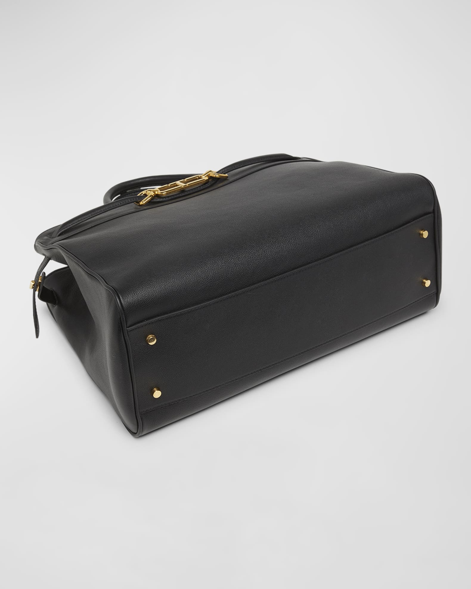 Large Top-Handle Bag in Leather  1