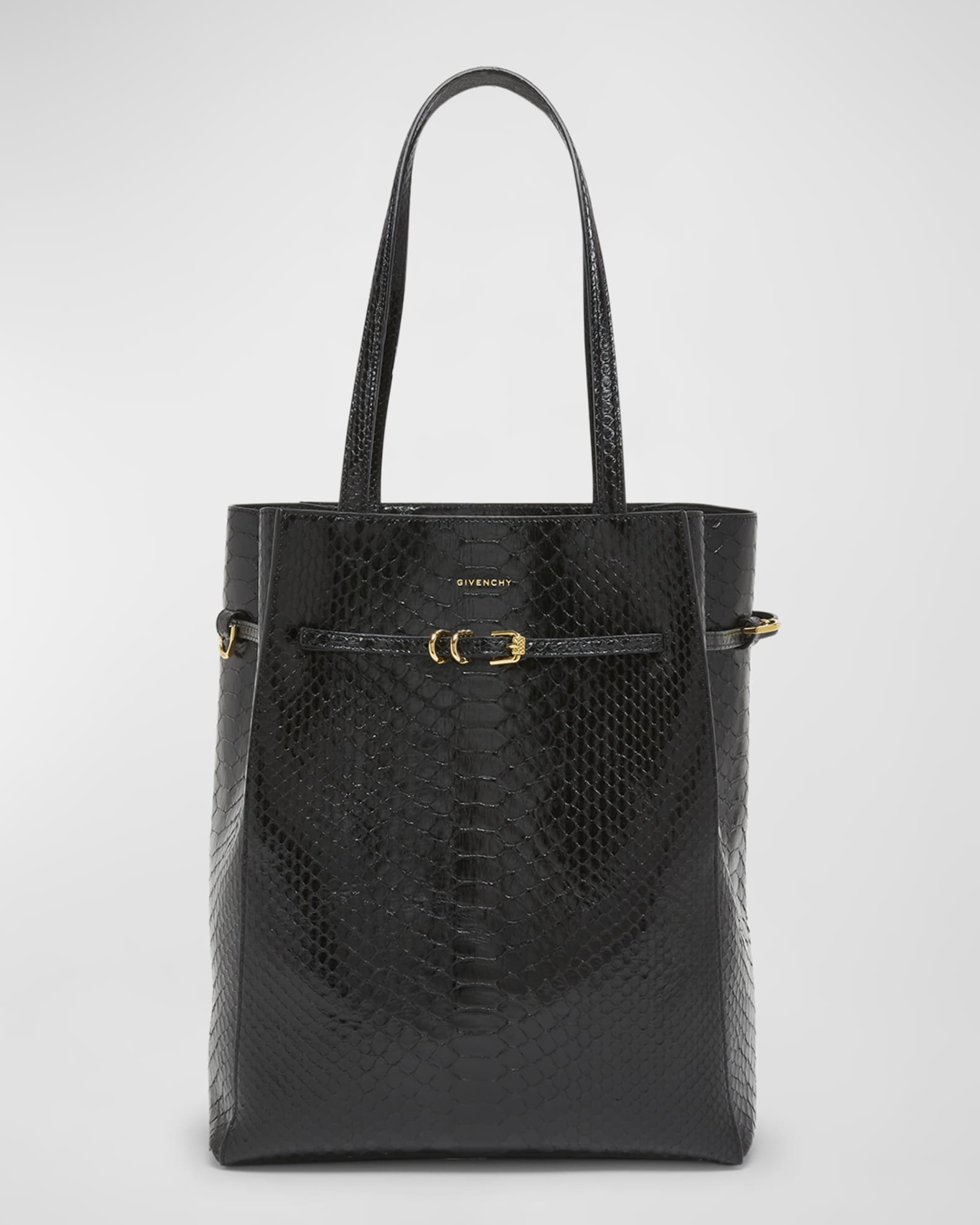 Givenchy Voyou Medium North South Tote Bag in Python Neiman Marcus