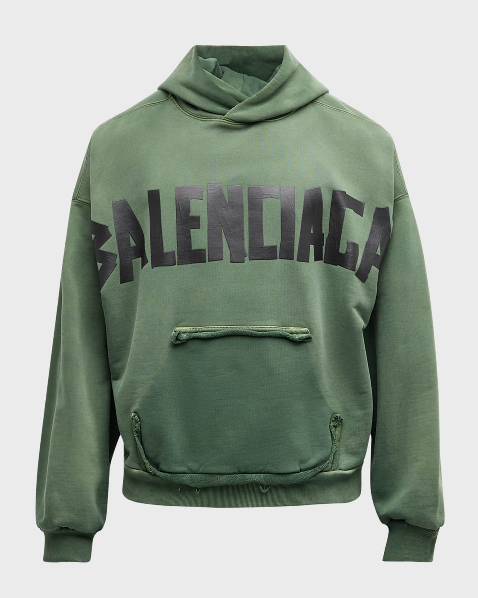 Balenciaga green hoodie online