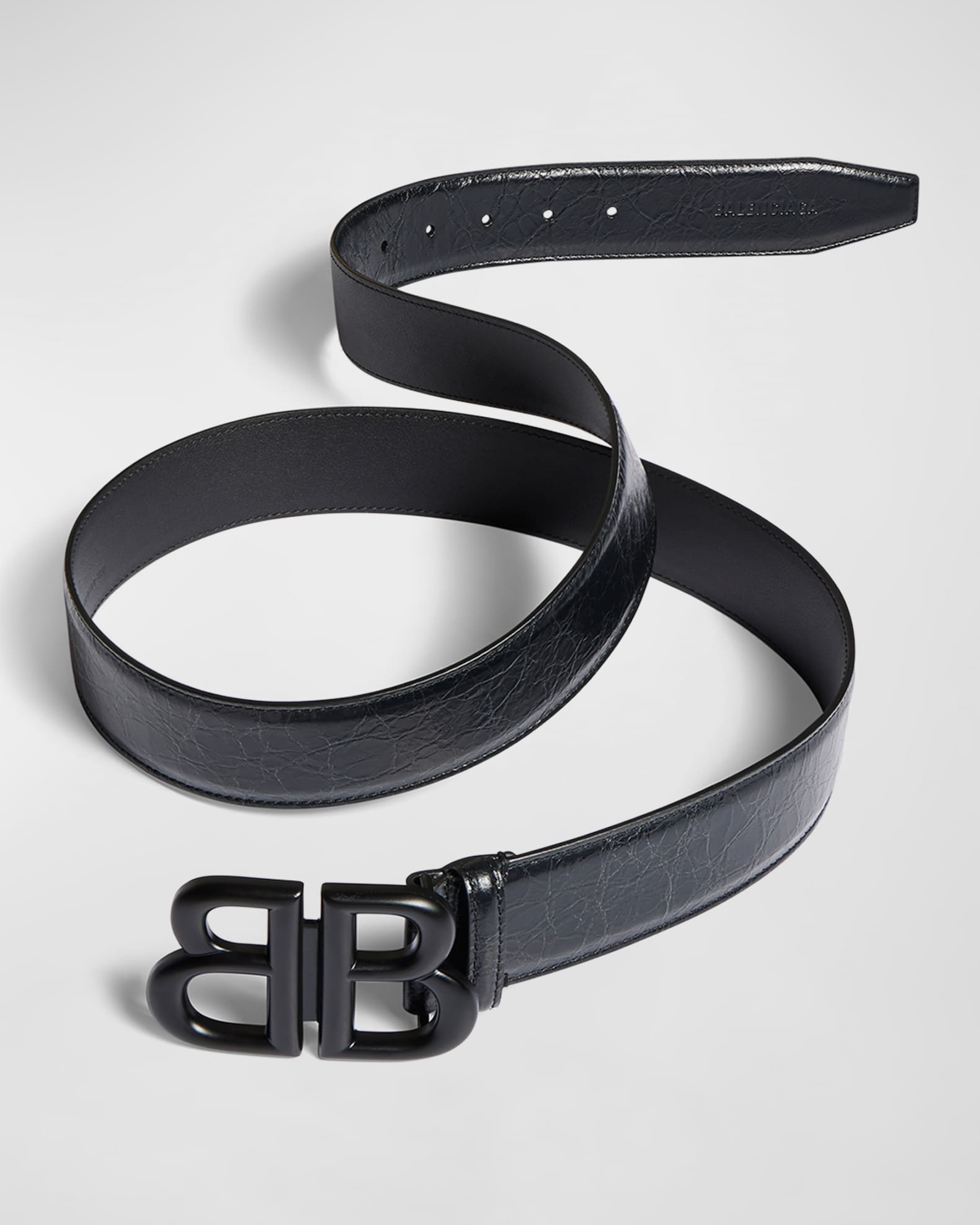 Men's Monaco BB Logo Calfskin Belt