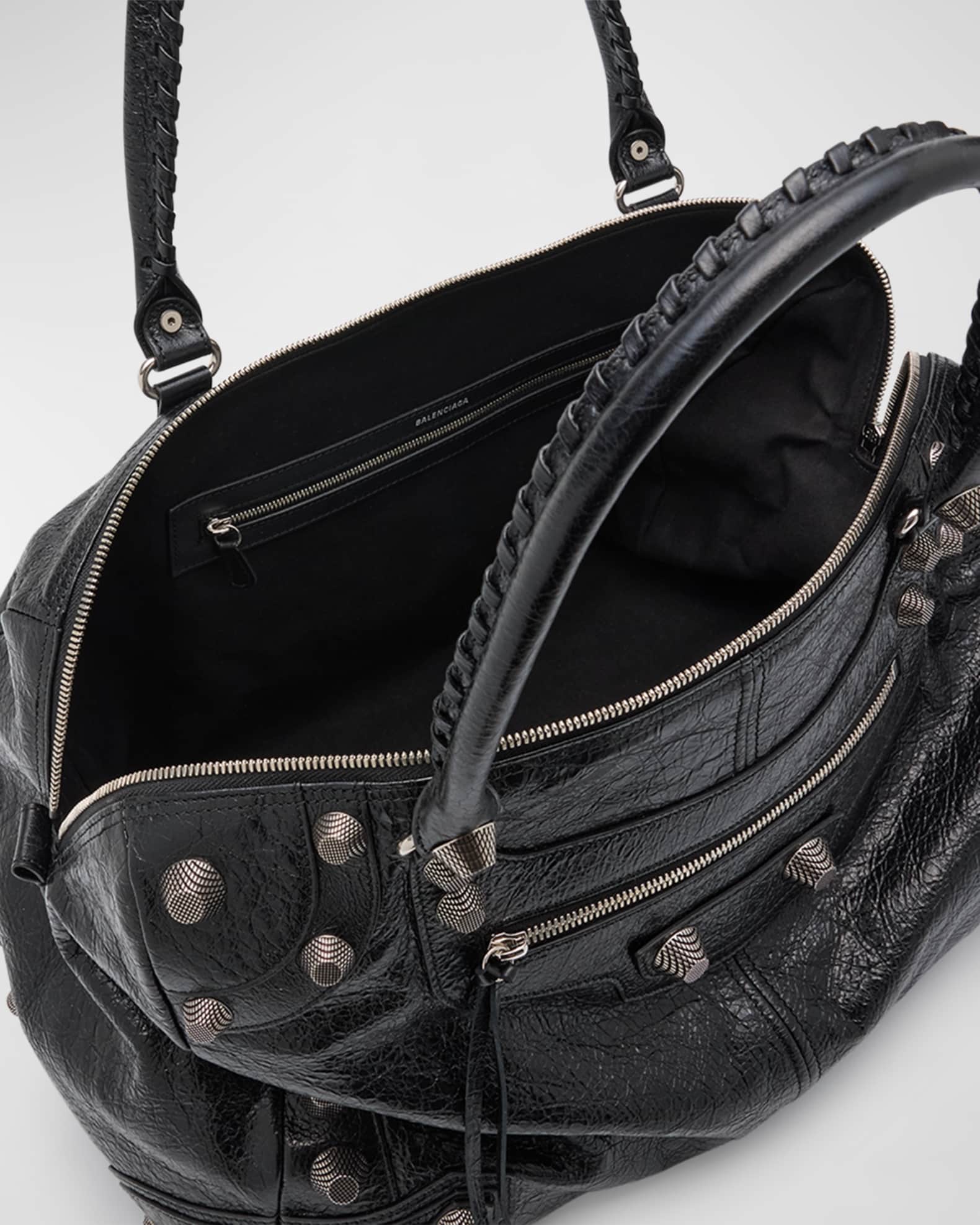 BALENCIAGA Men's Le Cagole Lambskin Duffel Bag バッグ ロゴ Balenciaga Men's Le Cagole Lambskin Duffel Bag - Bergdorf