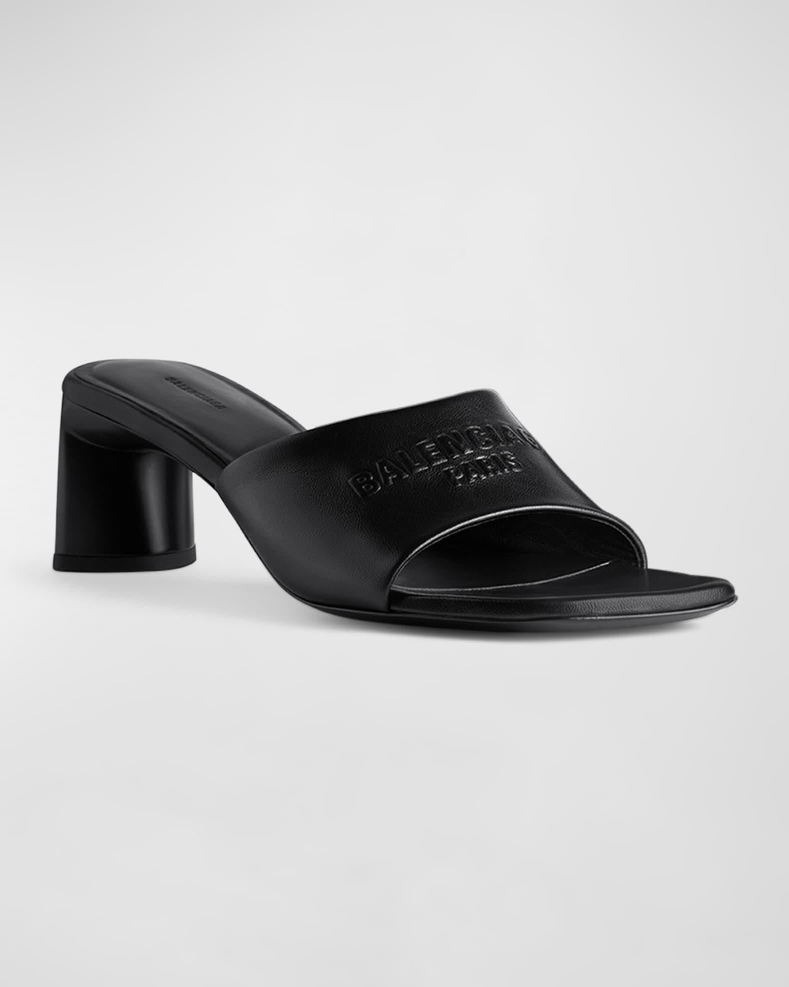 Dutyfree Leather Logo Mule Sandals 1