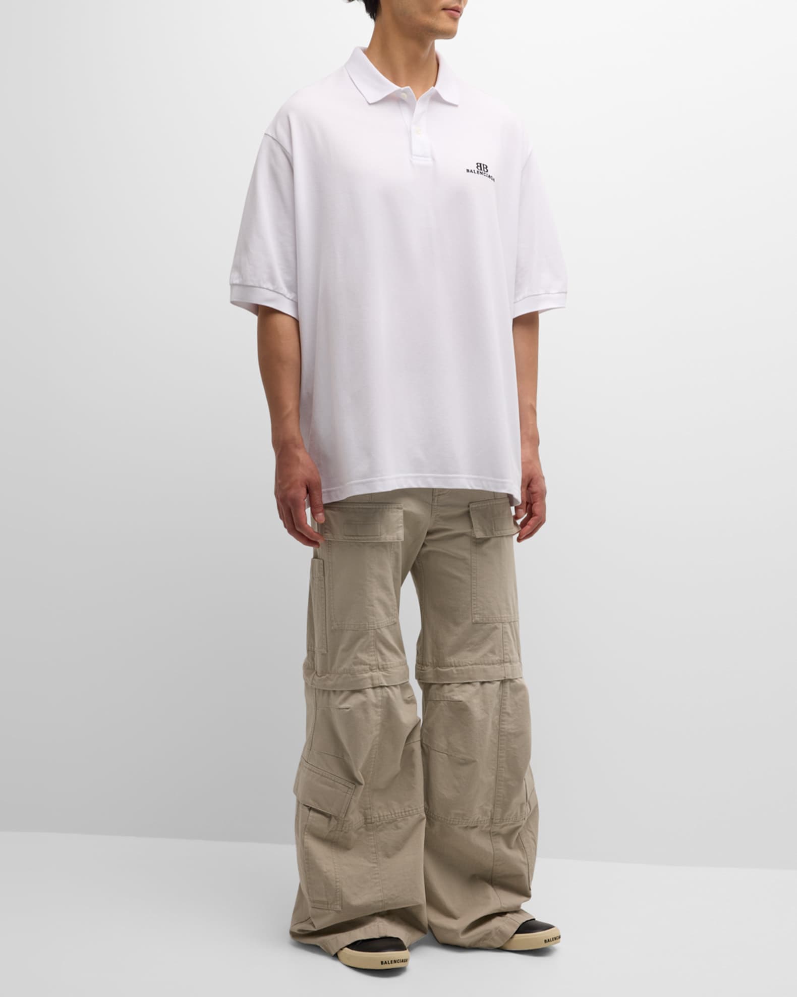 Balenciaga oversized polo sale