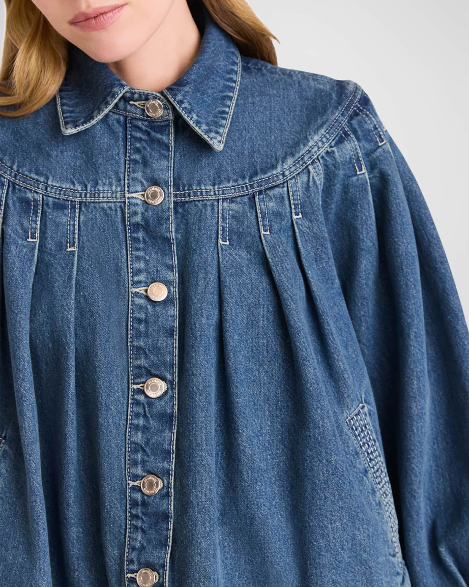 【Merlette】EASTON DENIM JACKET Easton Jacket in Light Wash