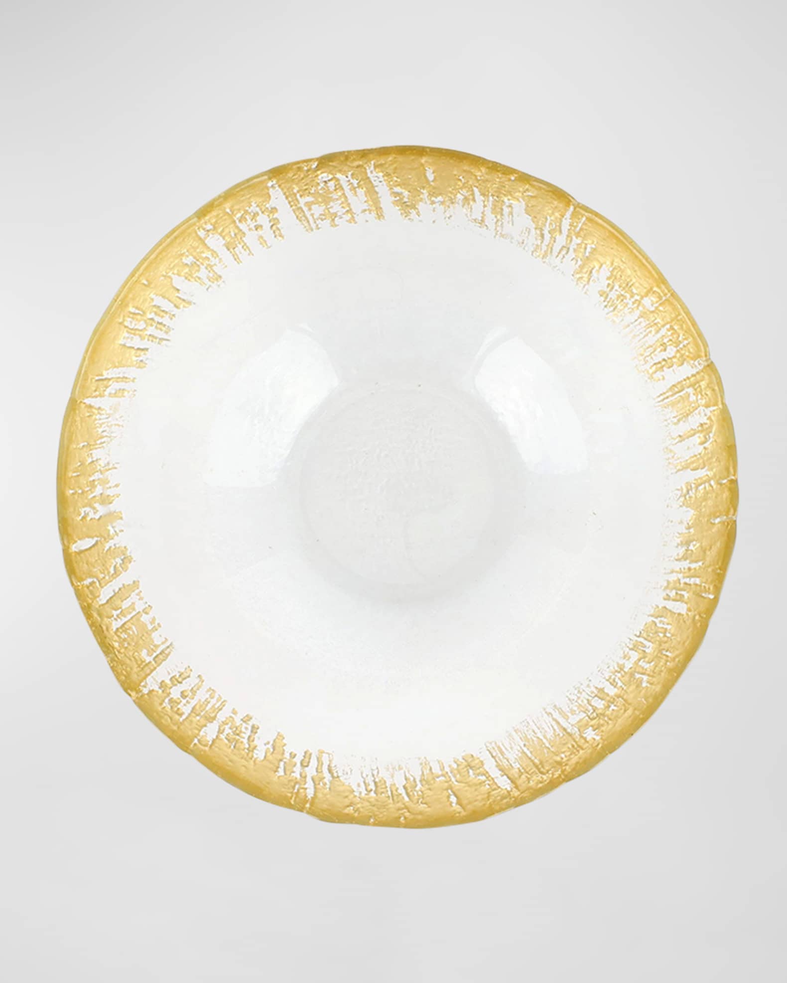 Rufolo Glass Metallic Brushstroke Small Bowl 1