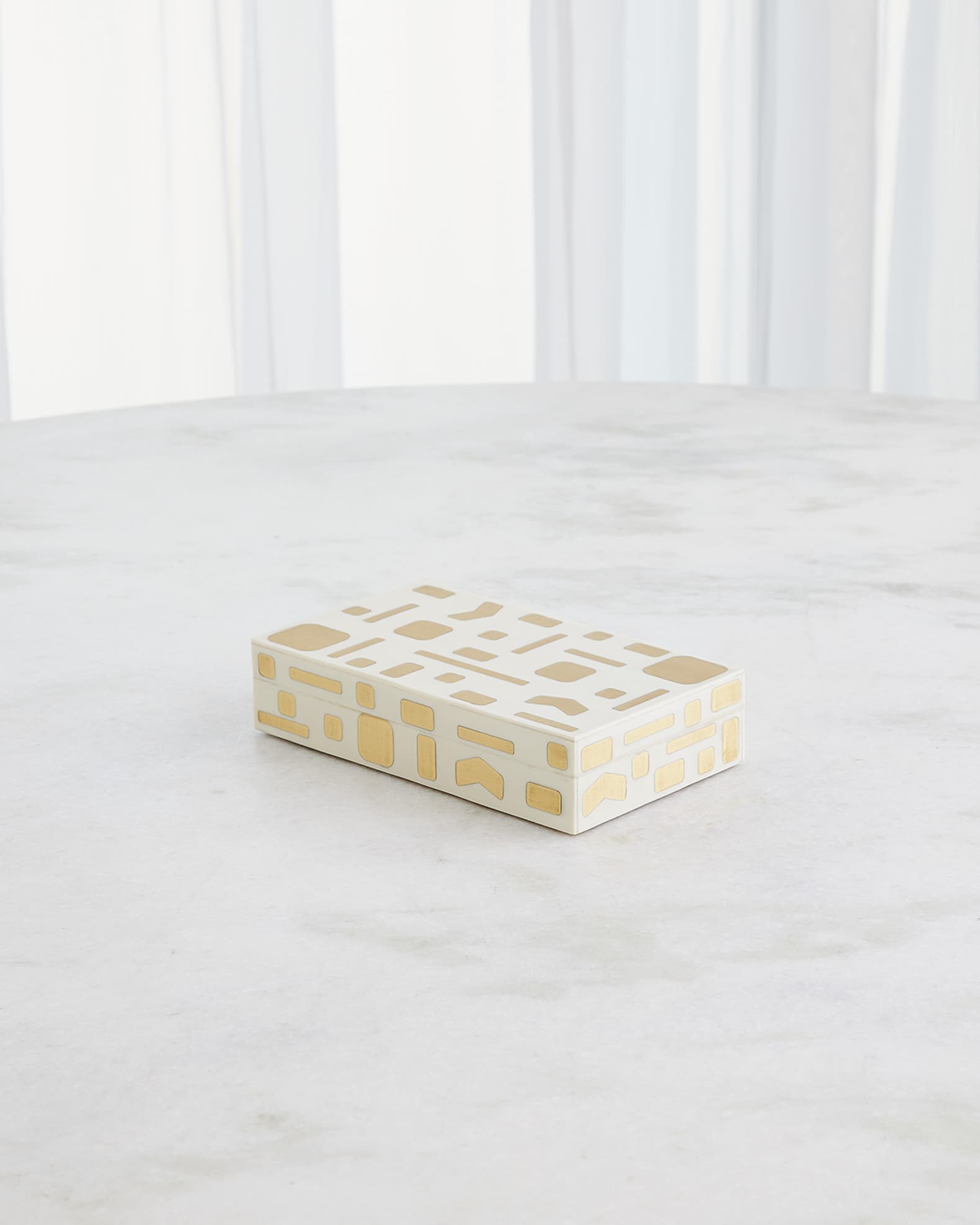 Jali Brass Box, Small 0