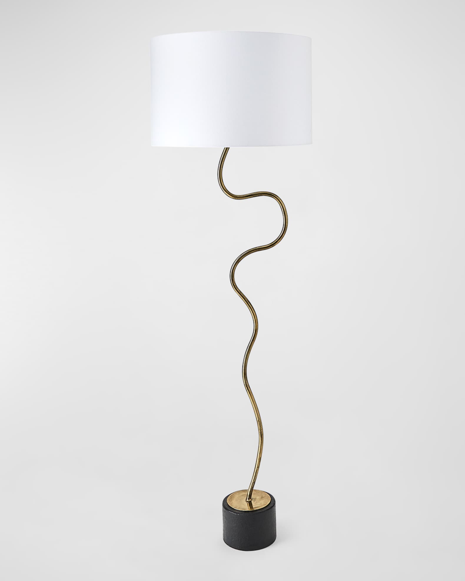 Loop Brass Floor Lamp  1