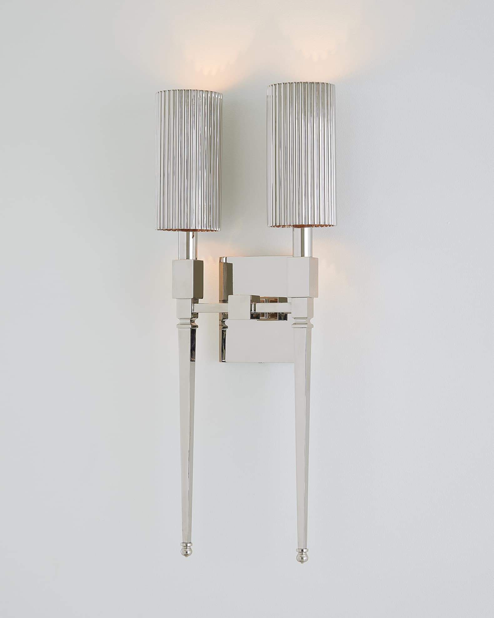 Fluted Double Sconce - 24" 1