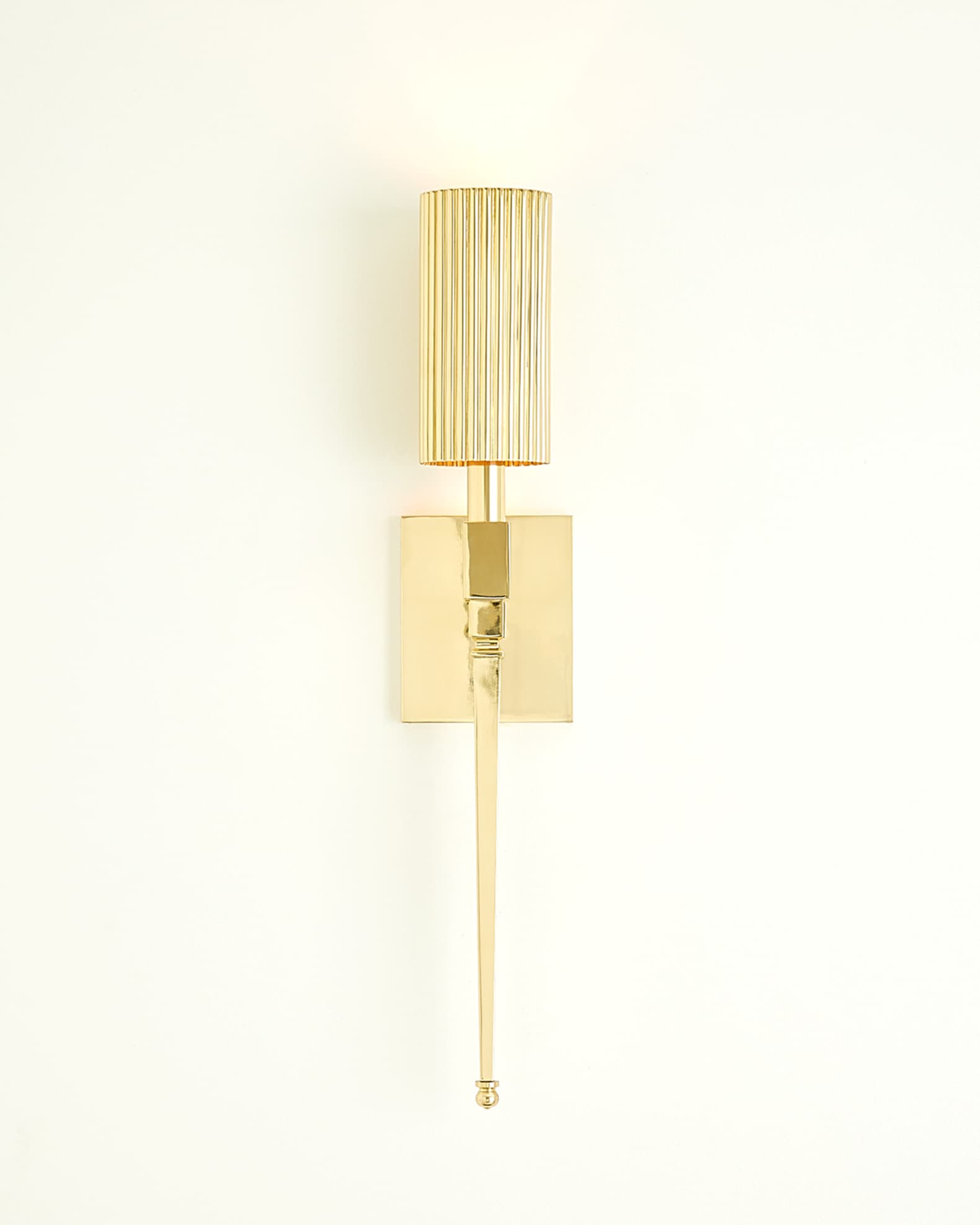 Fluted Single Sconce - 24" 0