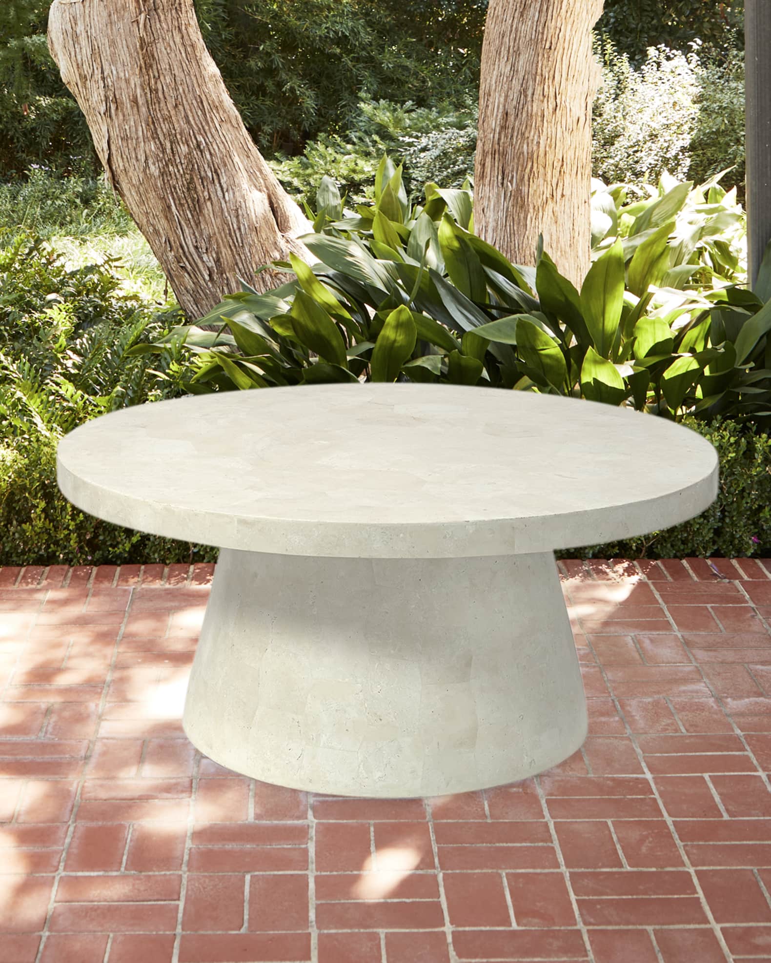 Foley Stone Outdoor Coffee Table 0