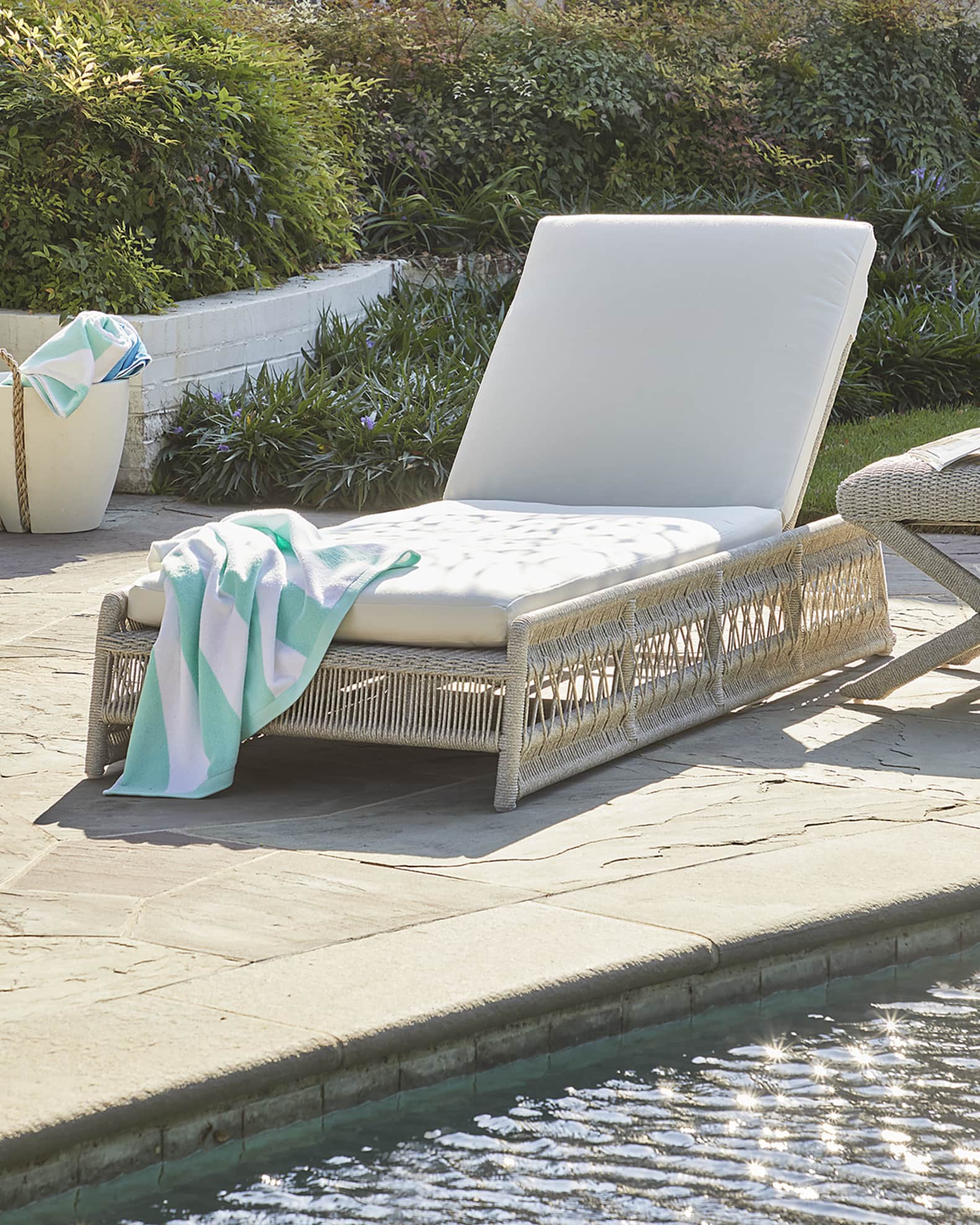 Palecek Mara Outdoor Chaise Lounge