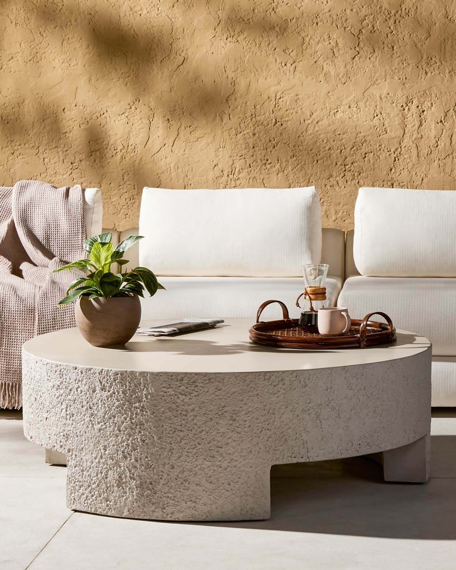 Four Hands Kember Outdoor Coffee Table Neiman Marcus