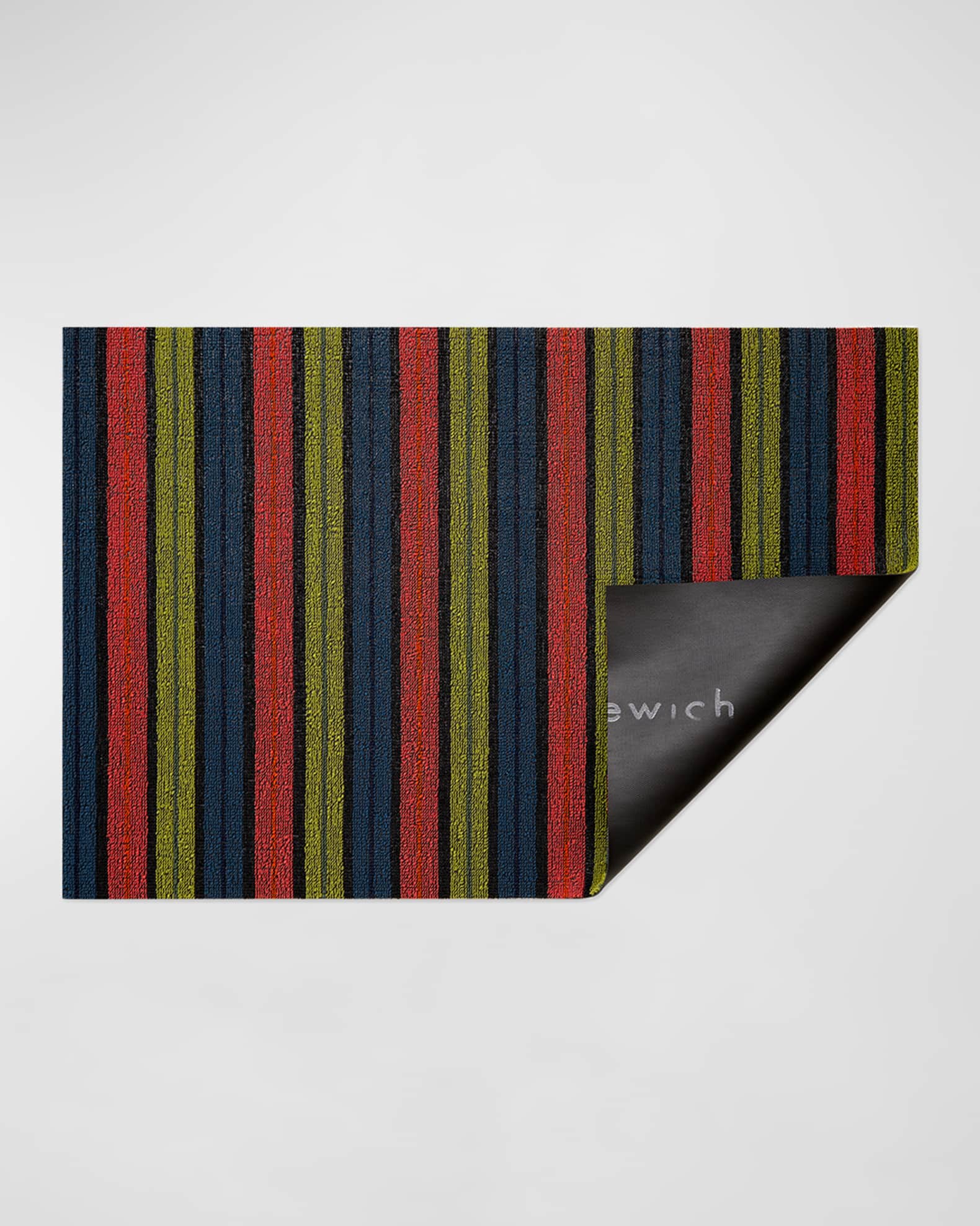 Ribbon Stripe Indoor/Outdoor Shag Mat, 3' x 5' 1