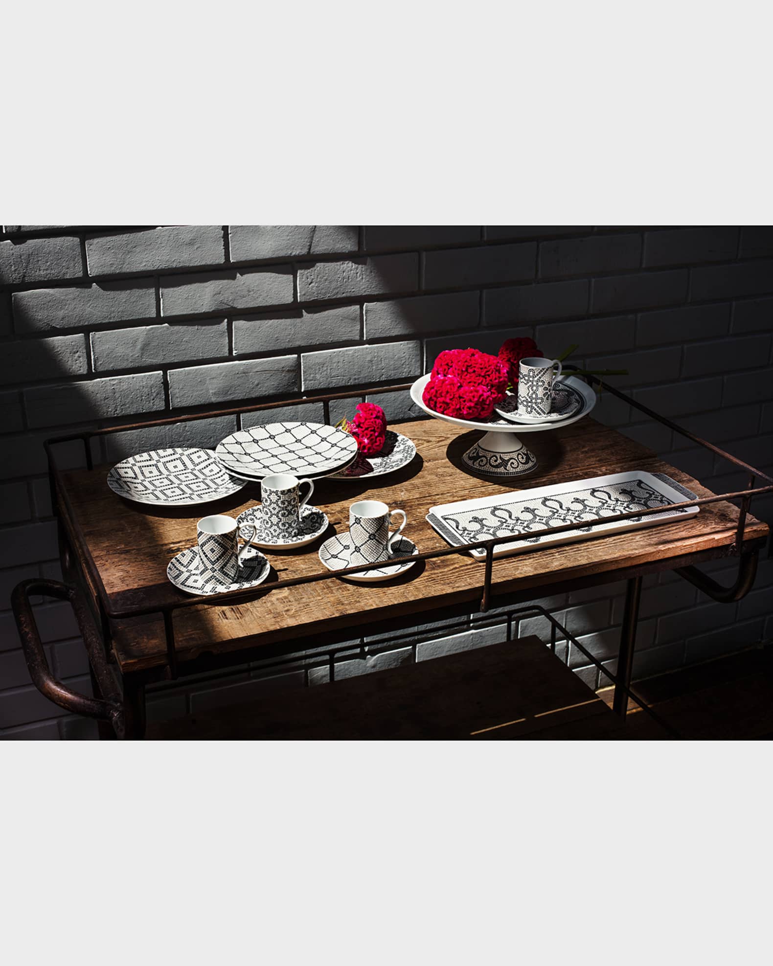 Vista Alegre Calcada Portuguesa Espresso Cups & Saucers, Set of 4