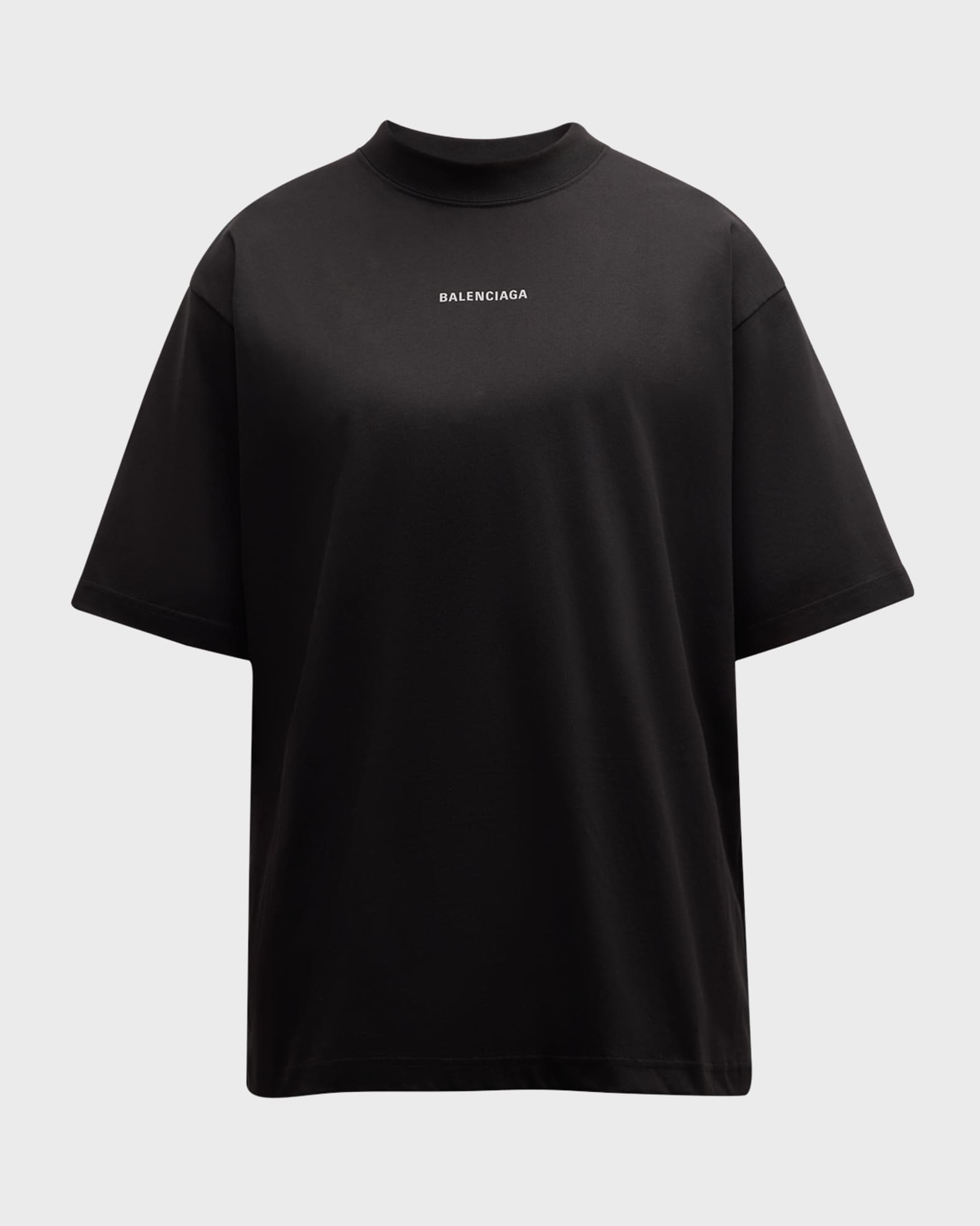 Balenciaga Men s Medium Fit Logo T Shirt Neiman Marcus