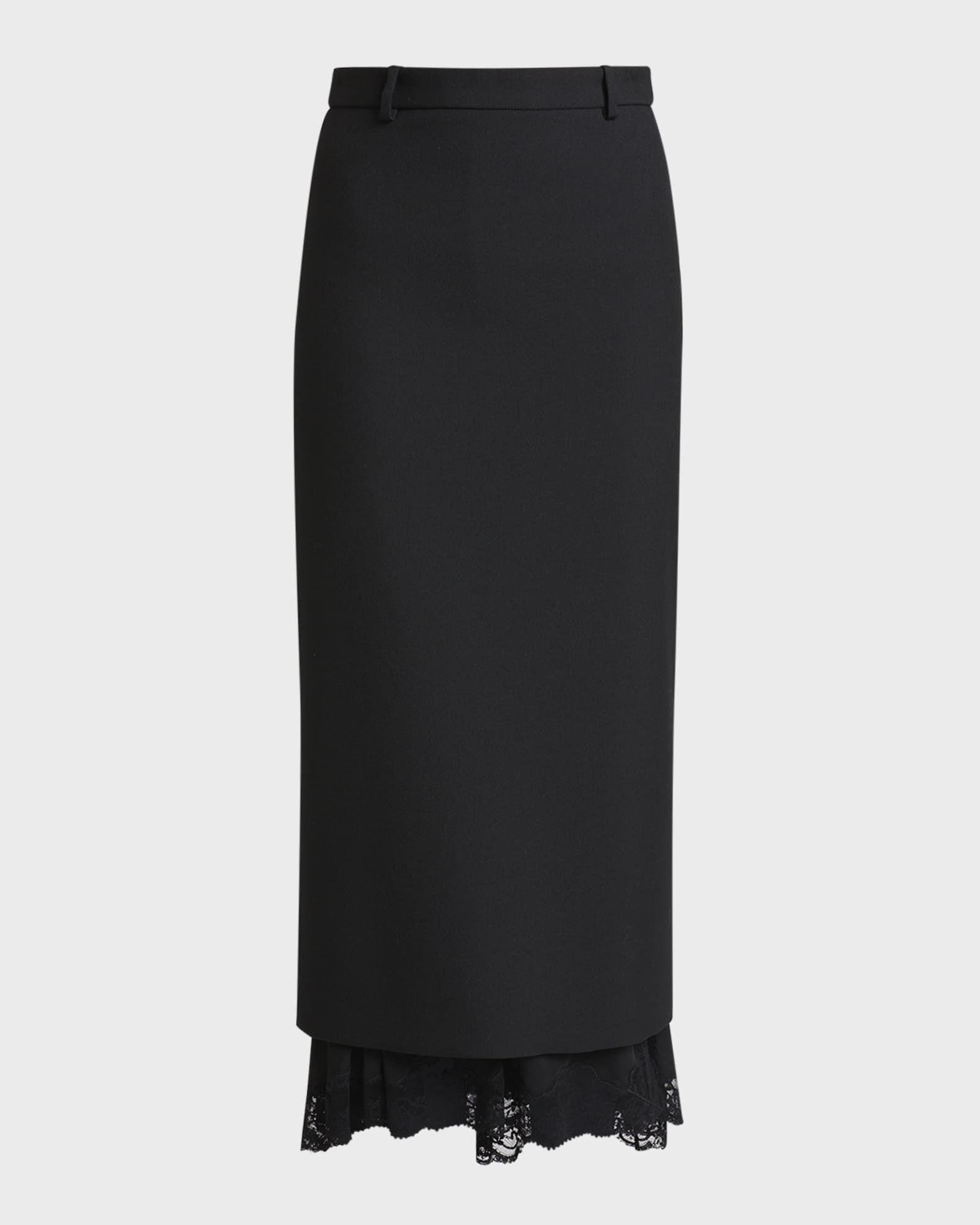 Balenciaga Lingerie Tailored Skirt | Neiman Marcus