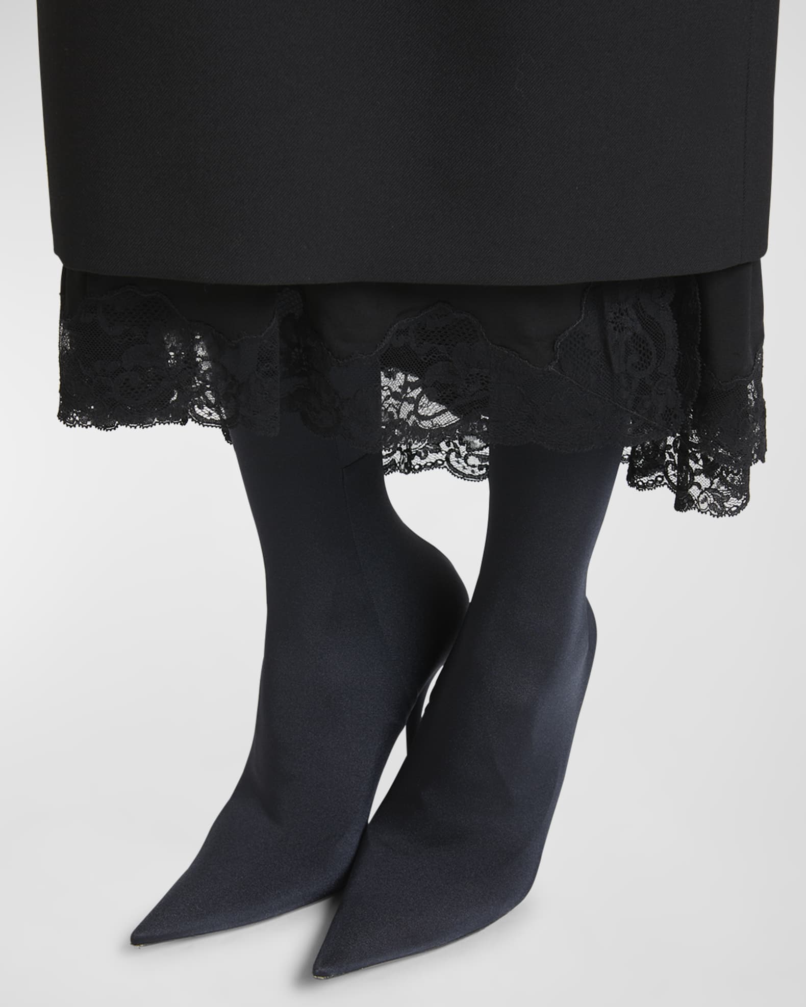 ミニスカート Balenciaga LINGERIE MINI TAILORED SKIRT Women's Lingerie Mini Tailored Skirt in Black | Balenciaga US